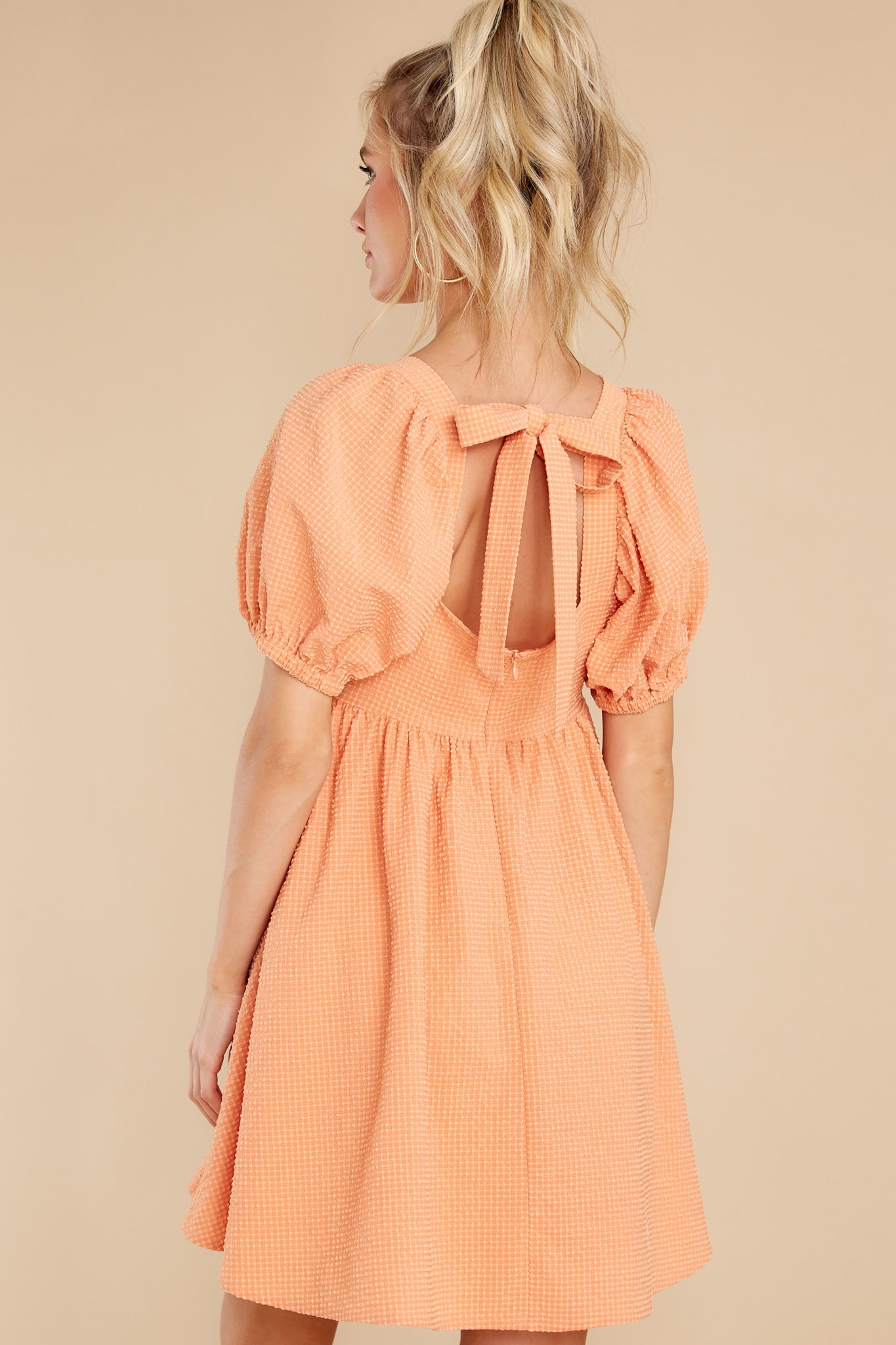 One Kiss Away Peach Dress
