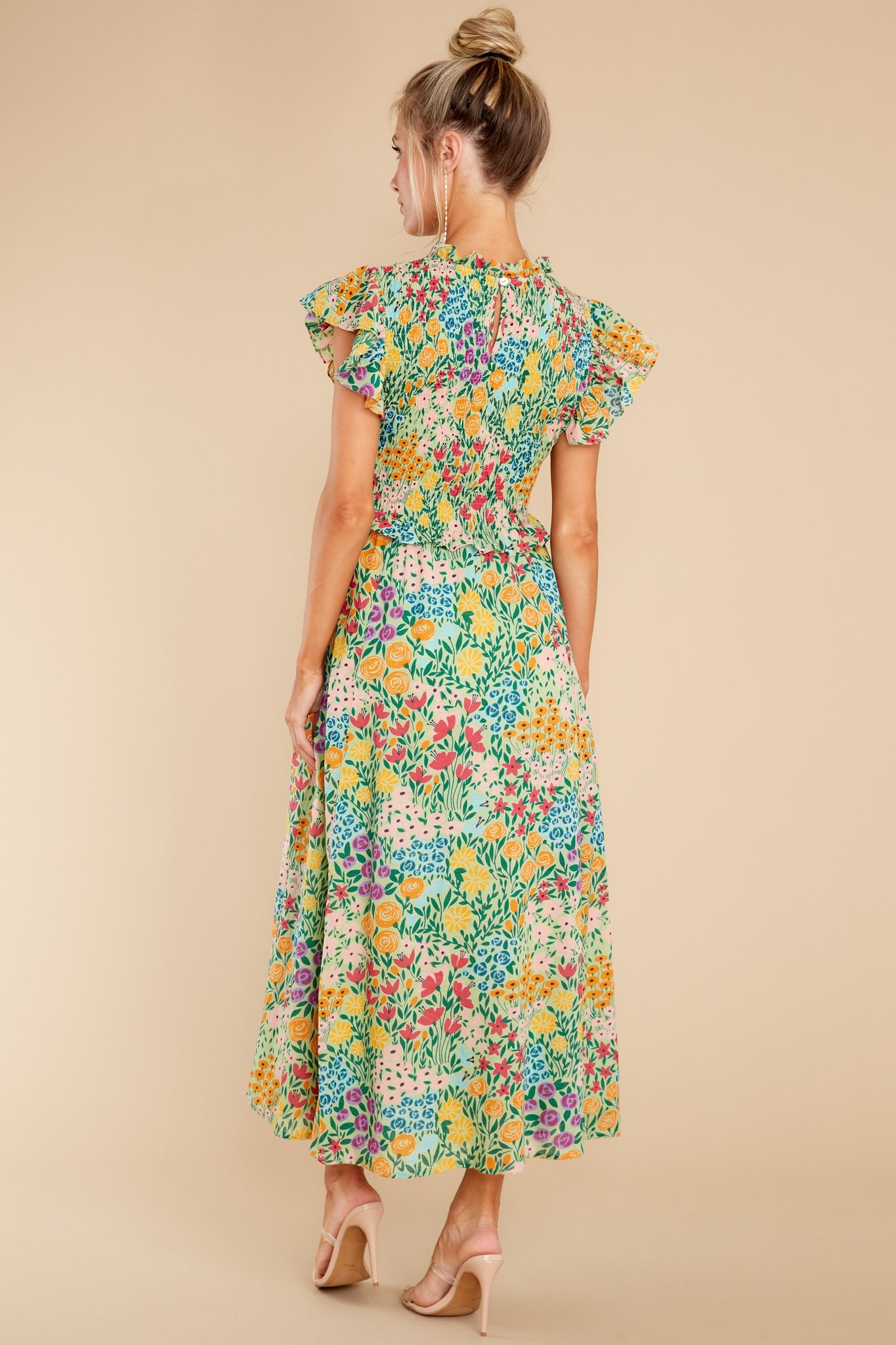 Lila Meadow Mint Dress