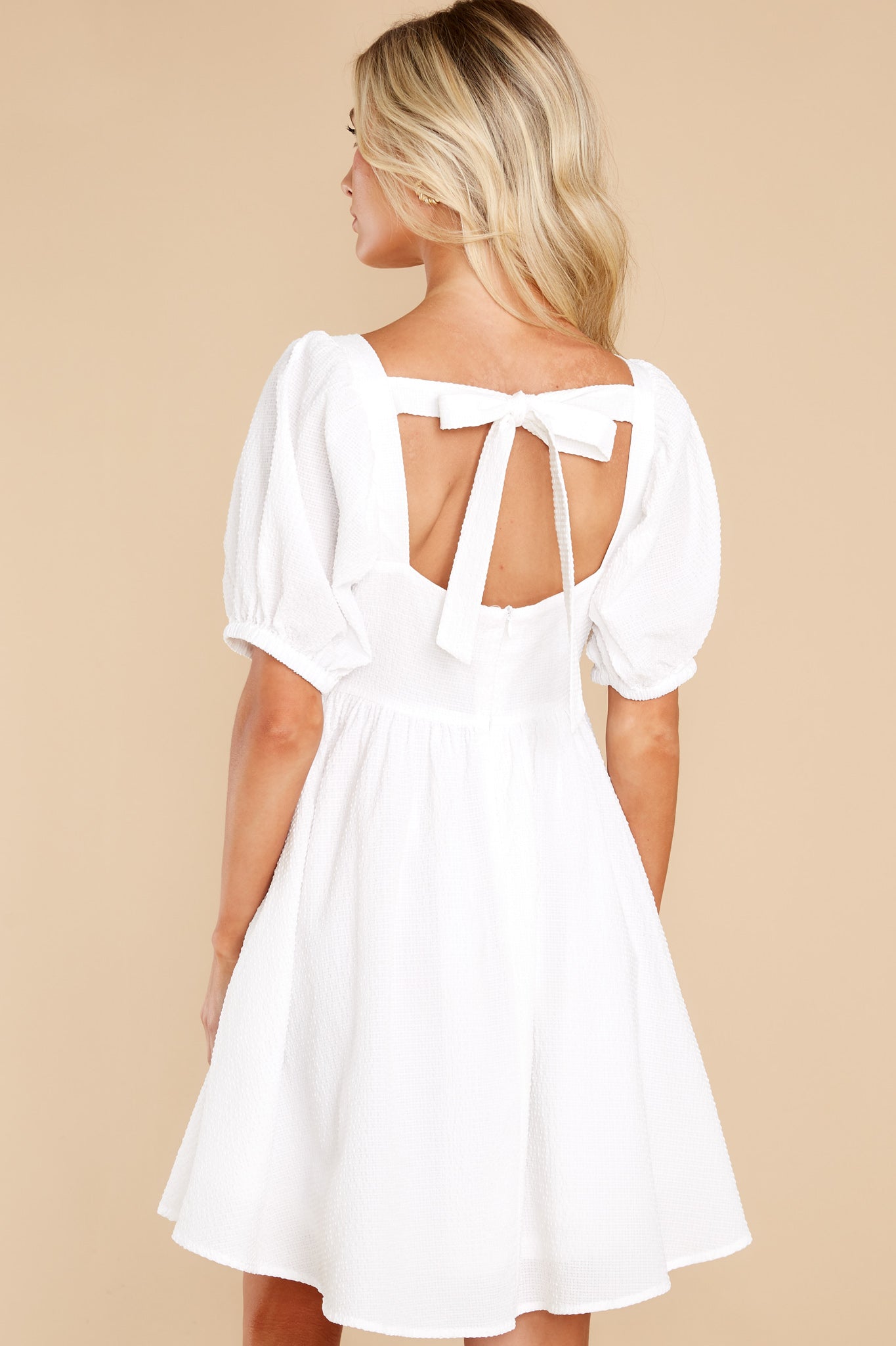 One Kiss Away White Dress