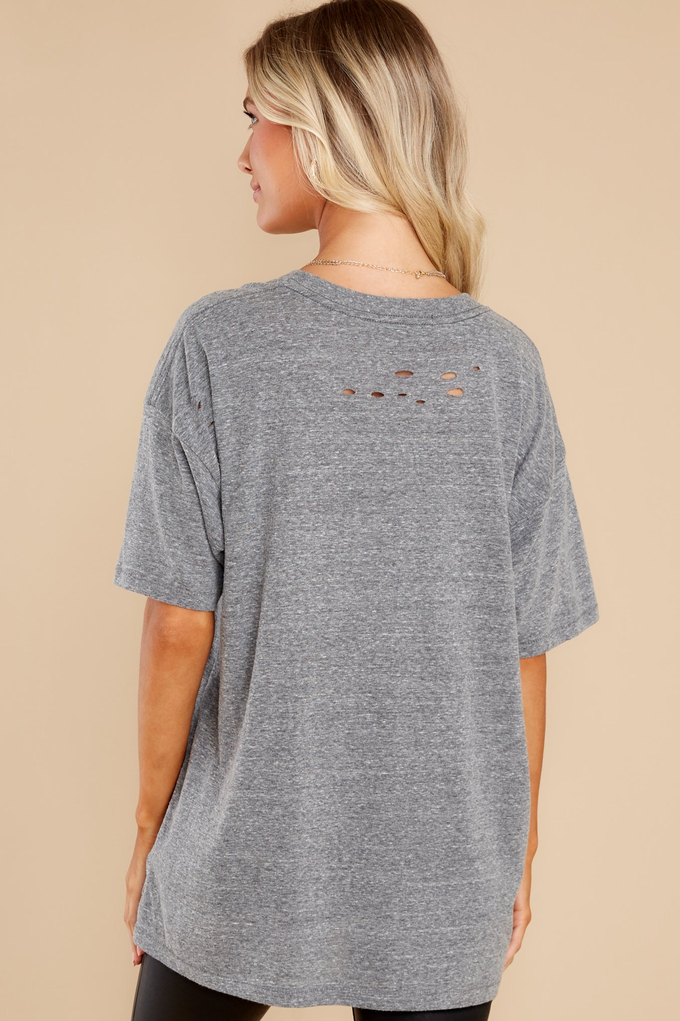 Led Zeppelin Blimp 1969 Heather Grey Merch Tee