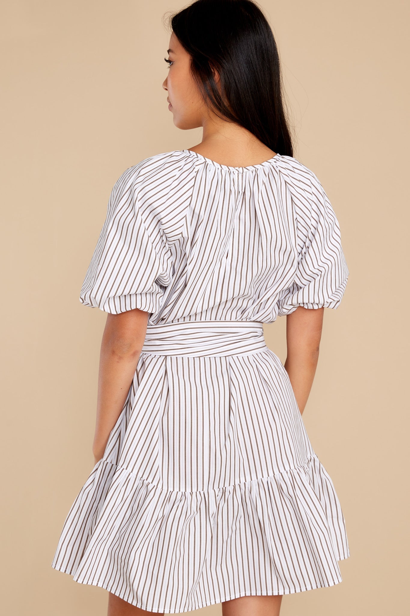 Cassia Stripe Mini Dress