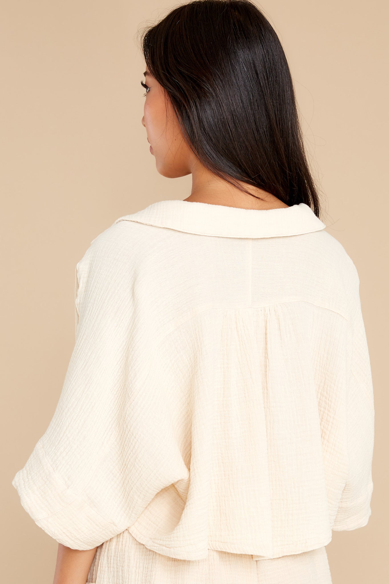 No Place Like Home Light Beige Top