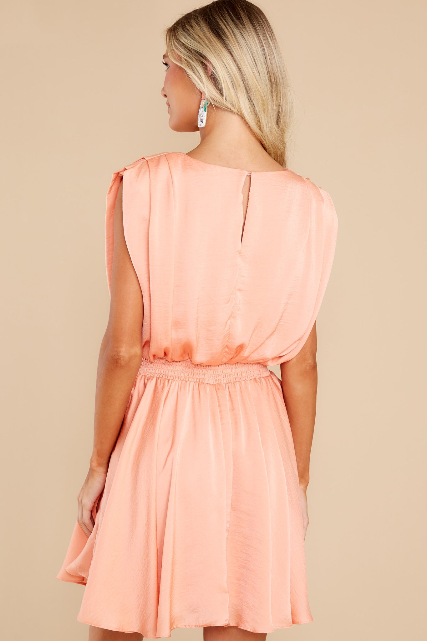 Always Believe Light Tangerine Dress