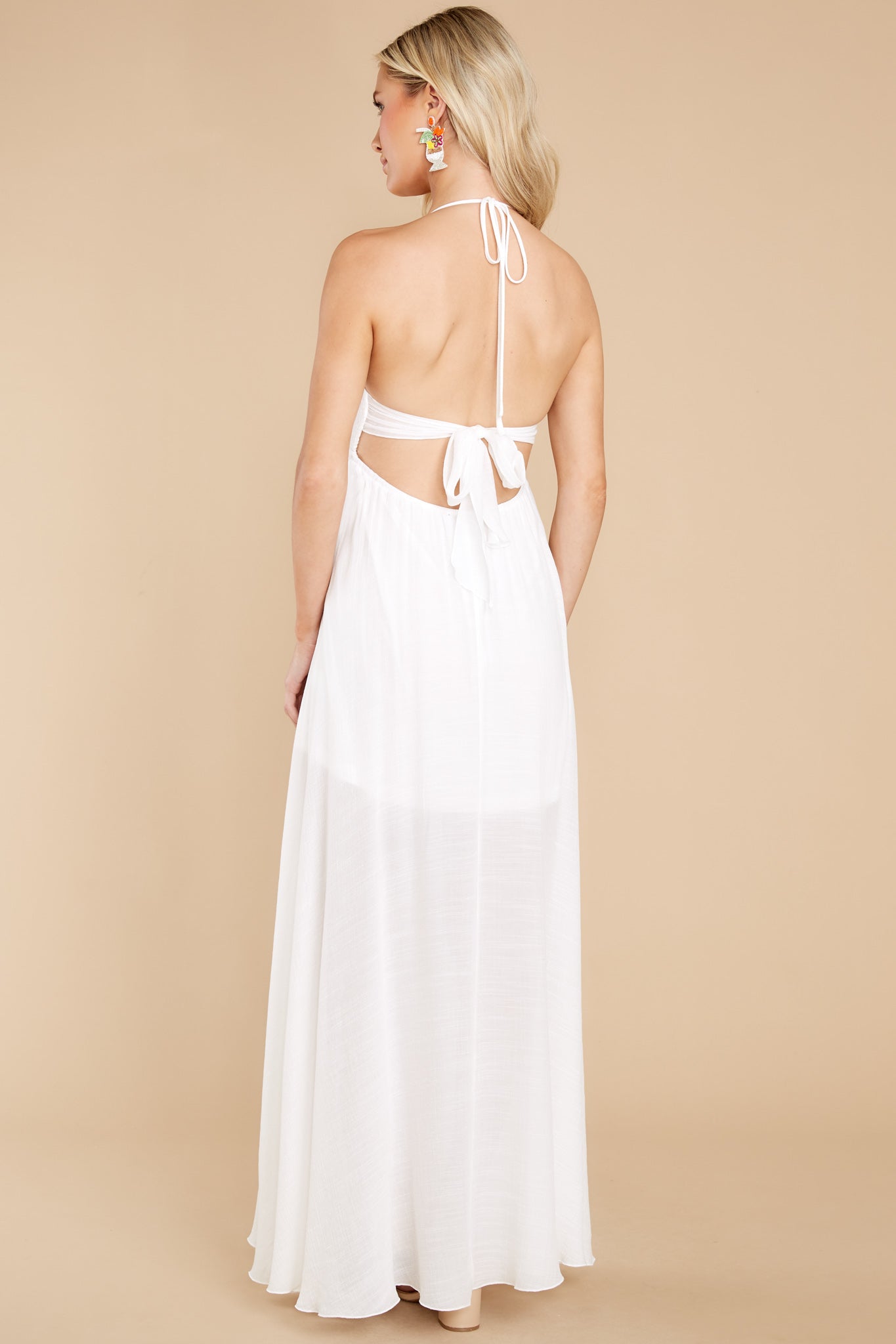 Easy To Admire White Maxi Dress