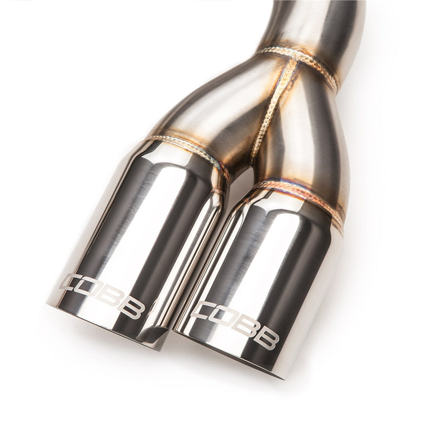 Cobb 08-15 Evo X 3inch Quad-Tip Catback Exhaust (cobb552101)