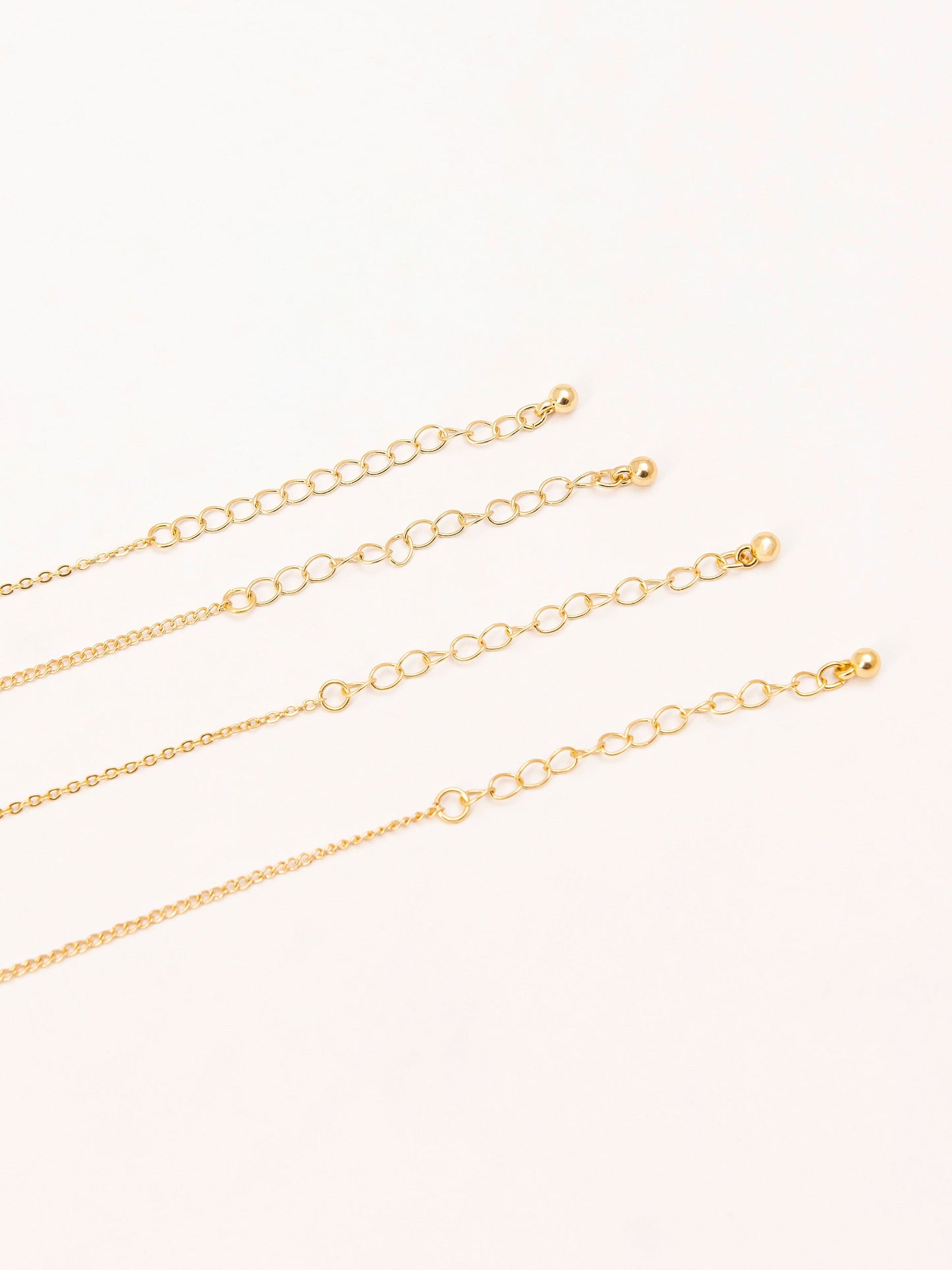 Metallic Anklet Set
