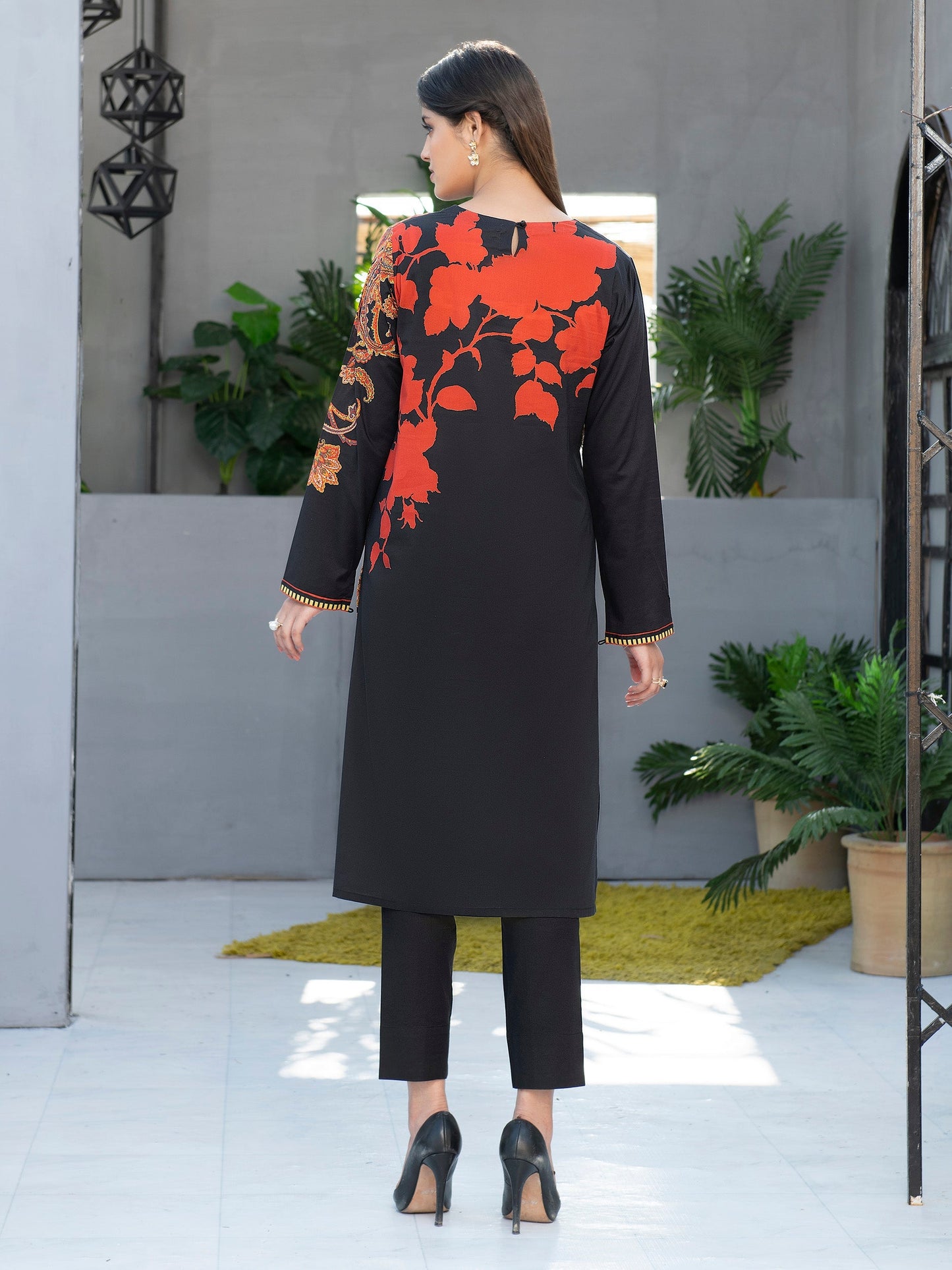 1 Piece Printed Cambric Shirt