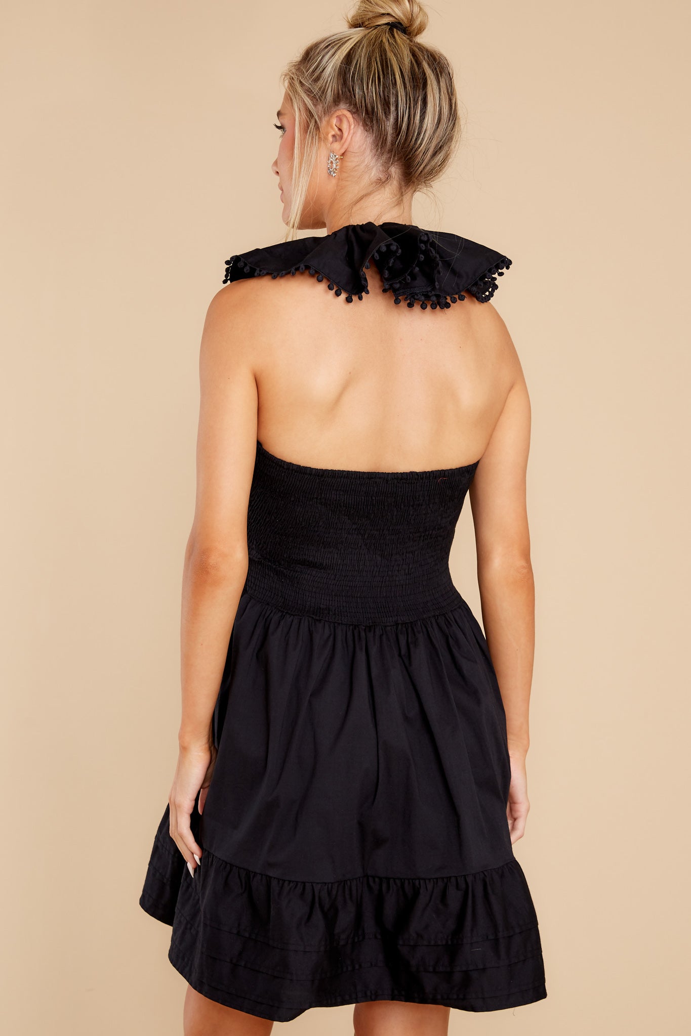 Annie Black Halter Dress