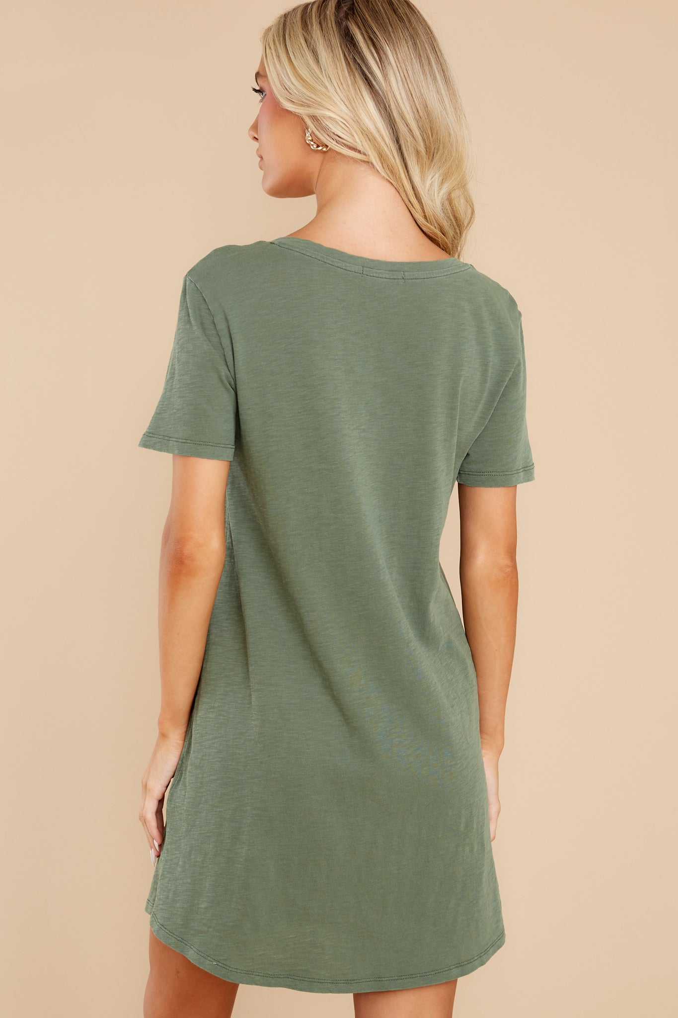 Forest Pocket Tee Dress