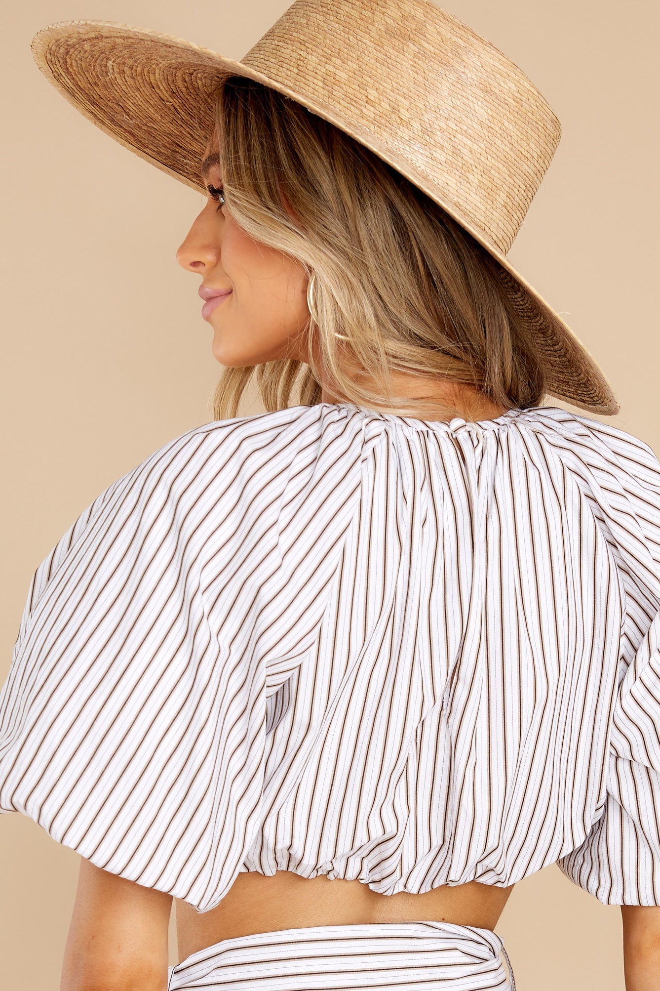 Cassia Striped Crop Top