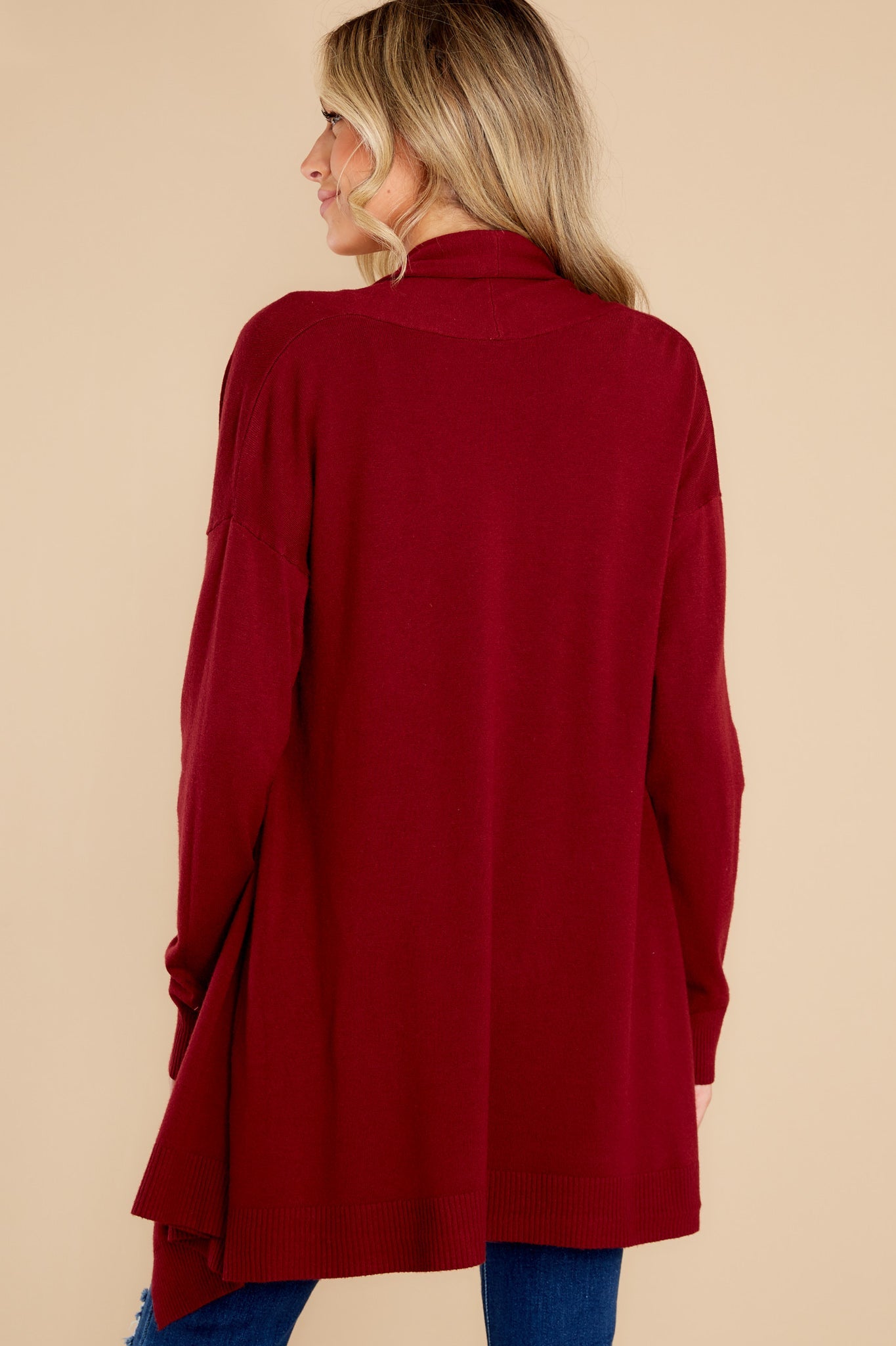 Lovely Weather Sangria Cardigan