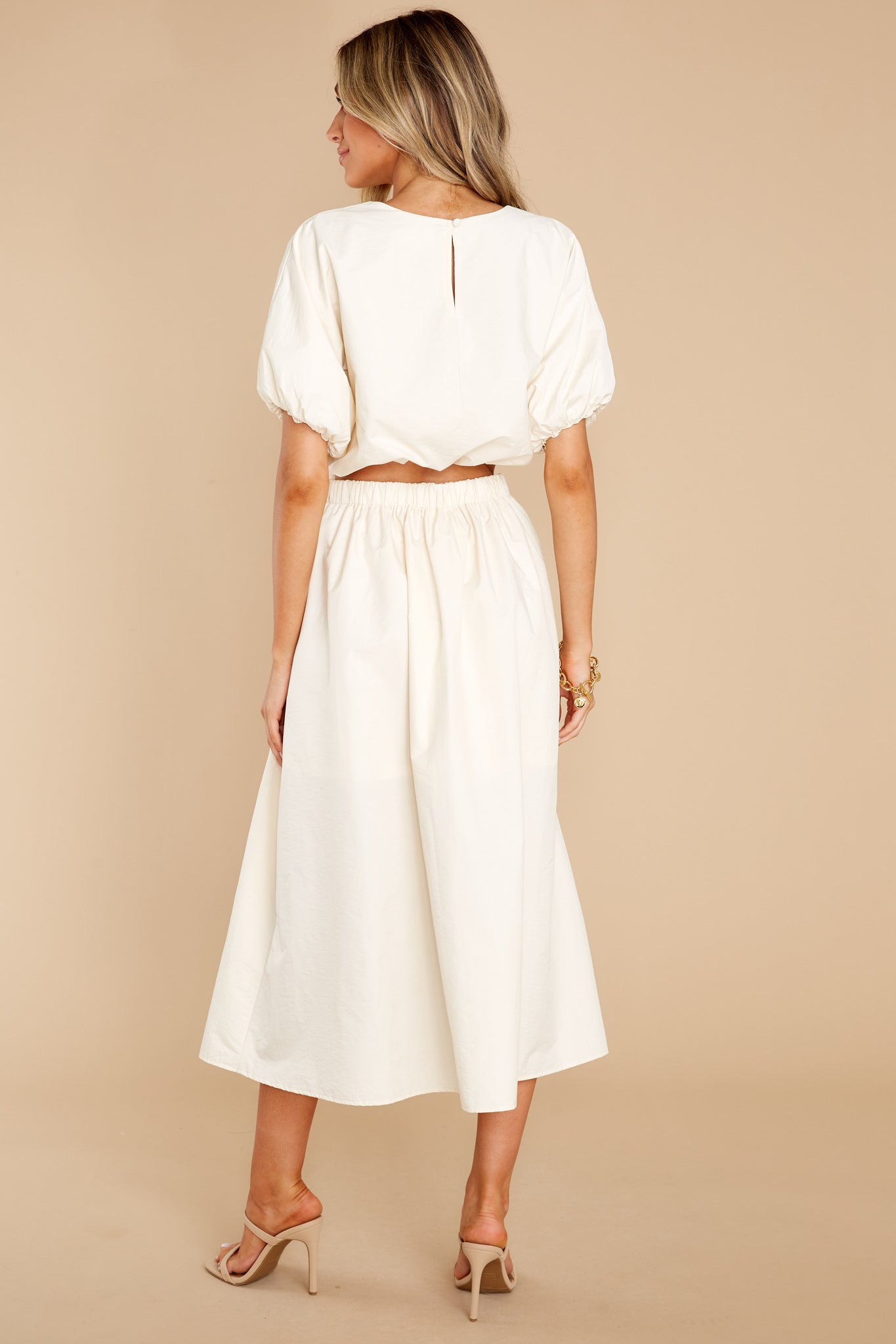 Freedom Calls Cream Two Piece Set
