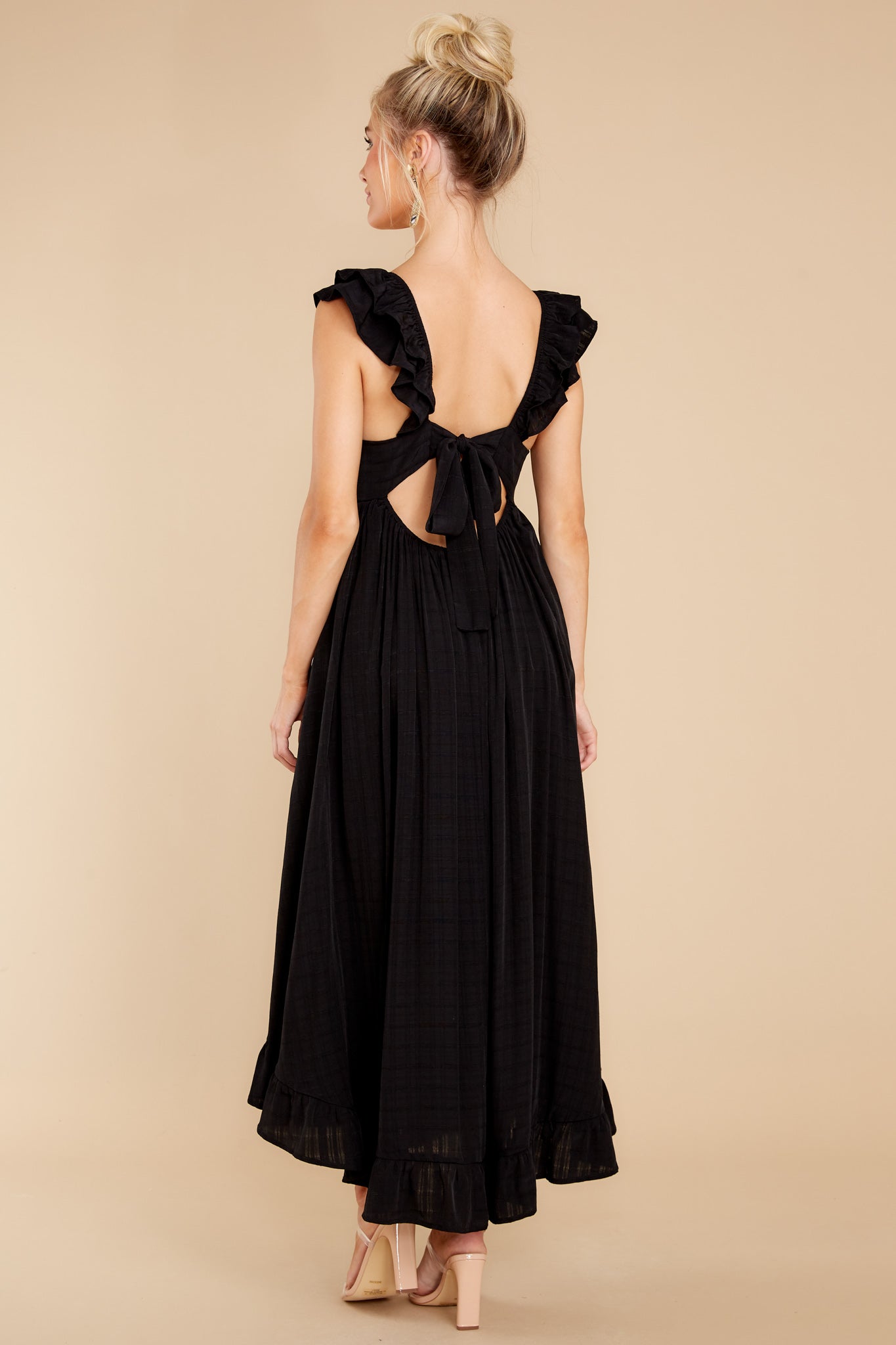 Your Dream Girl Black Midi Dress