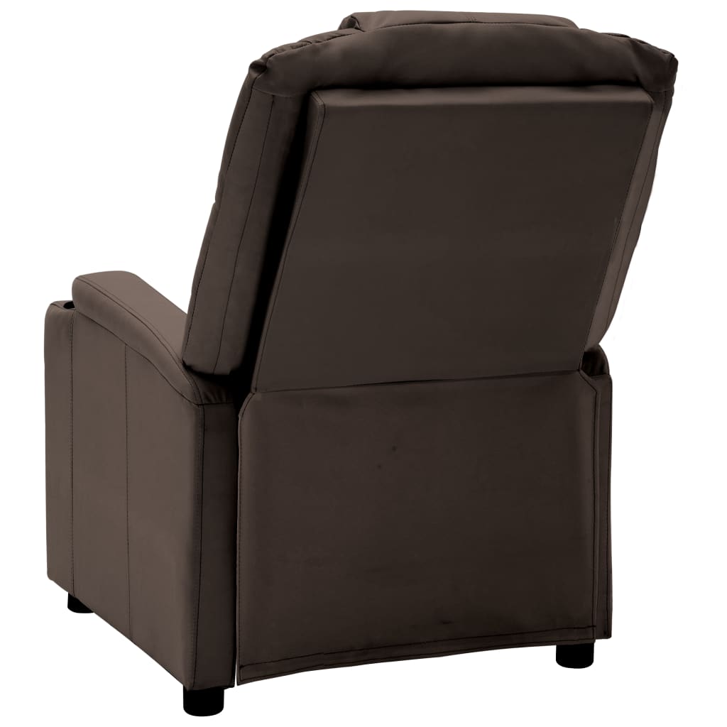 Massagesessel Braun Kunstleder