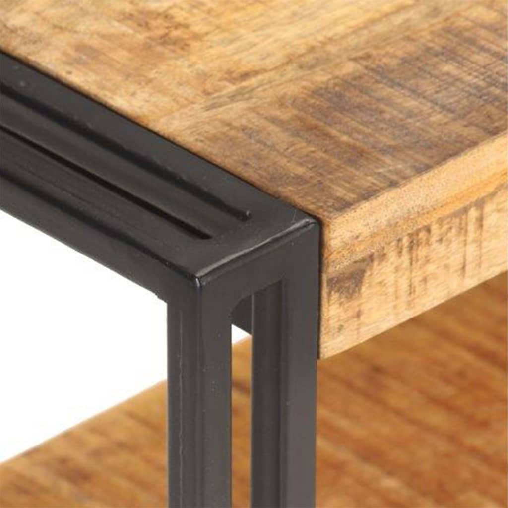 TV-Schrank 150x30x40 cm Raues Mangoholz