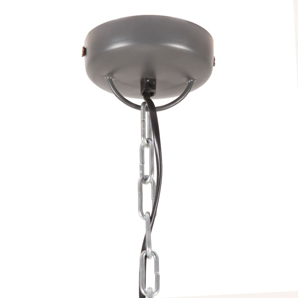 Hängelampe Industriestil 58 cm Grau E27