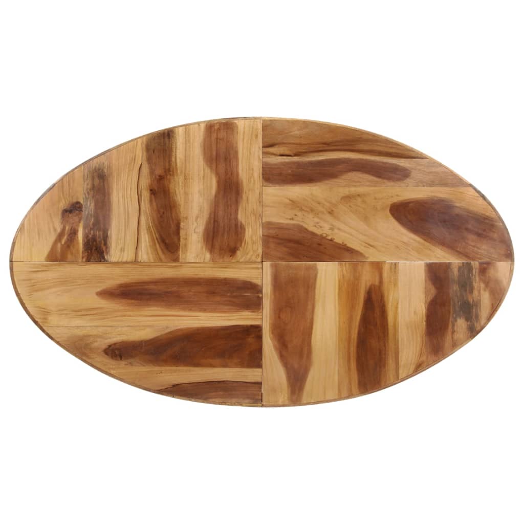 Esstisch 140x80x75 cm Akazie Massivholz mit Palisander-Finish