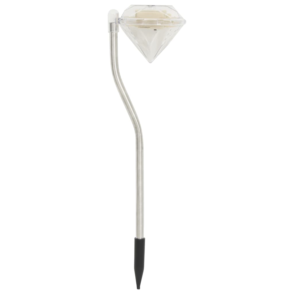 Solar-LED-Gartenleuchten 6 Stk. 9x7,8x29,5 cm