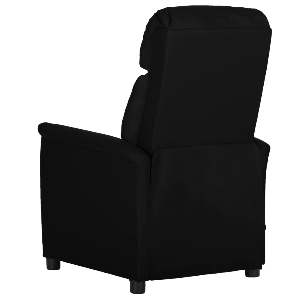 Massagesessel Schwarz Kunstleder