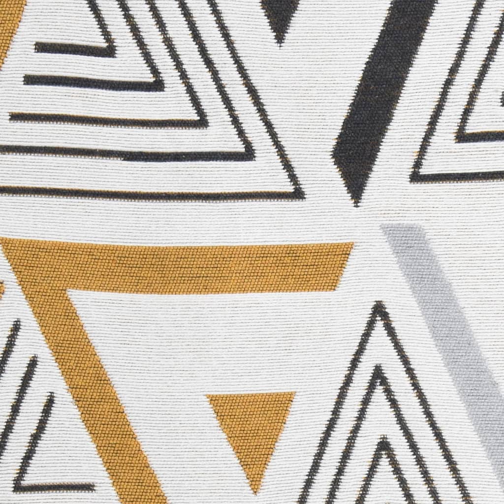 Teppich Gelb und Grau 120x180 cm Baumwolle