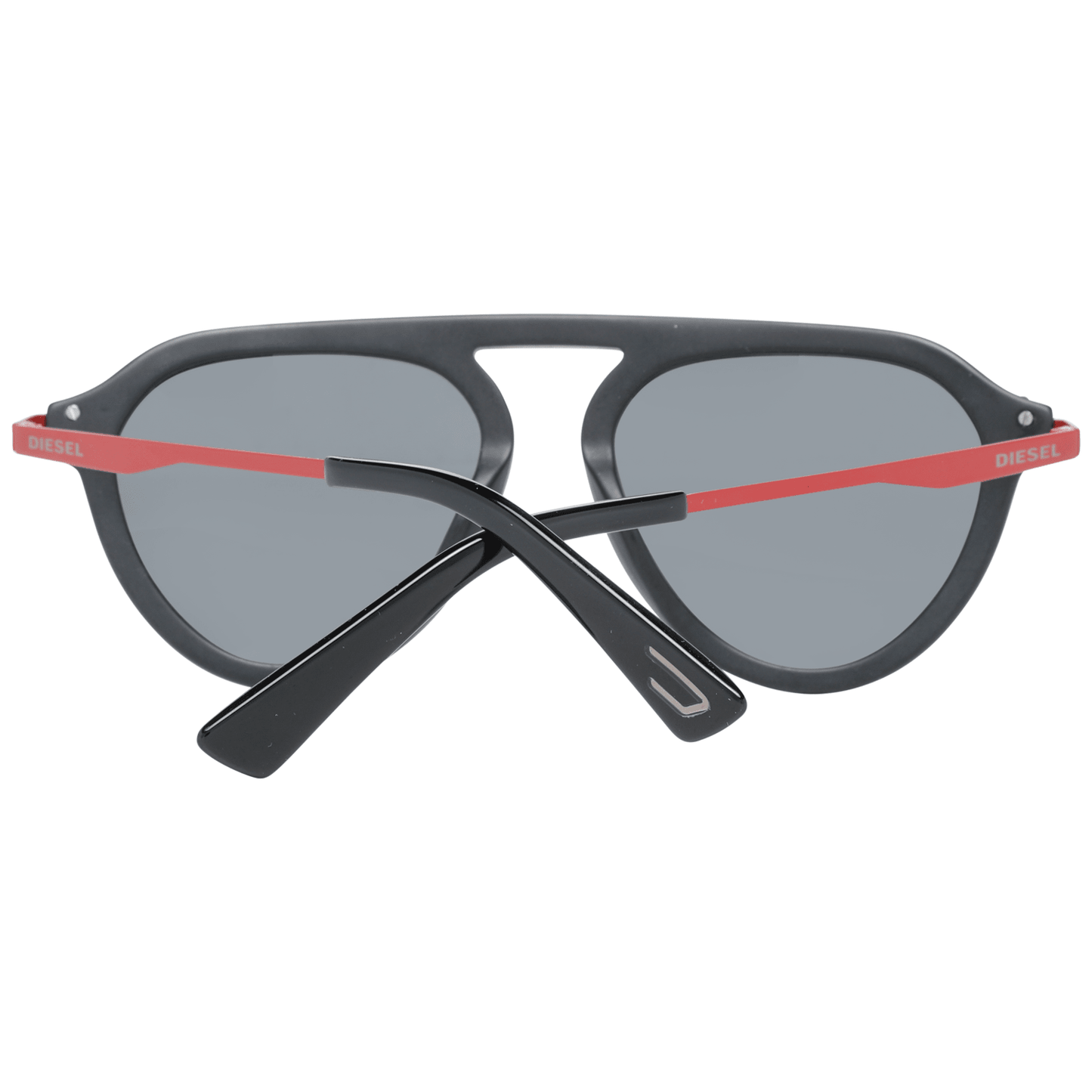 Diesel Matte Black Smoke Mirror Sunglasses