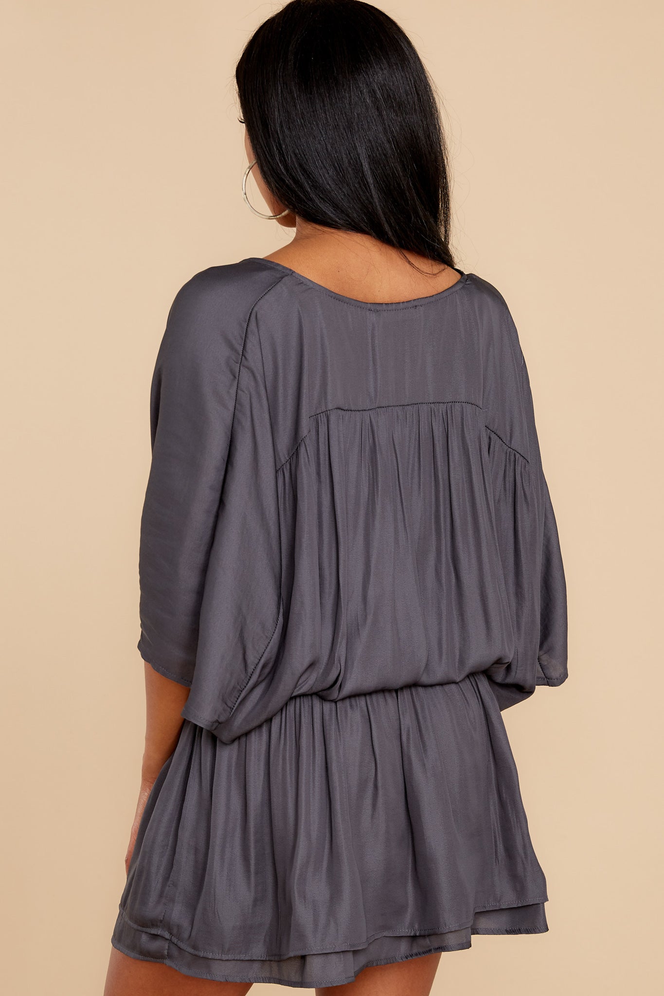 Daring Thoughts Dark Steel Dress