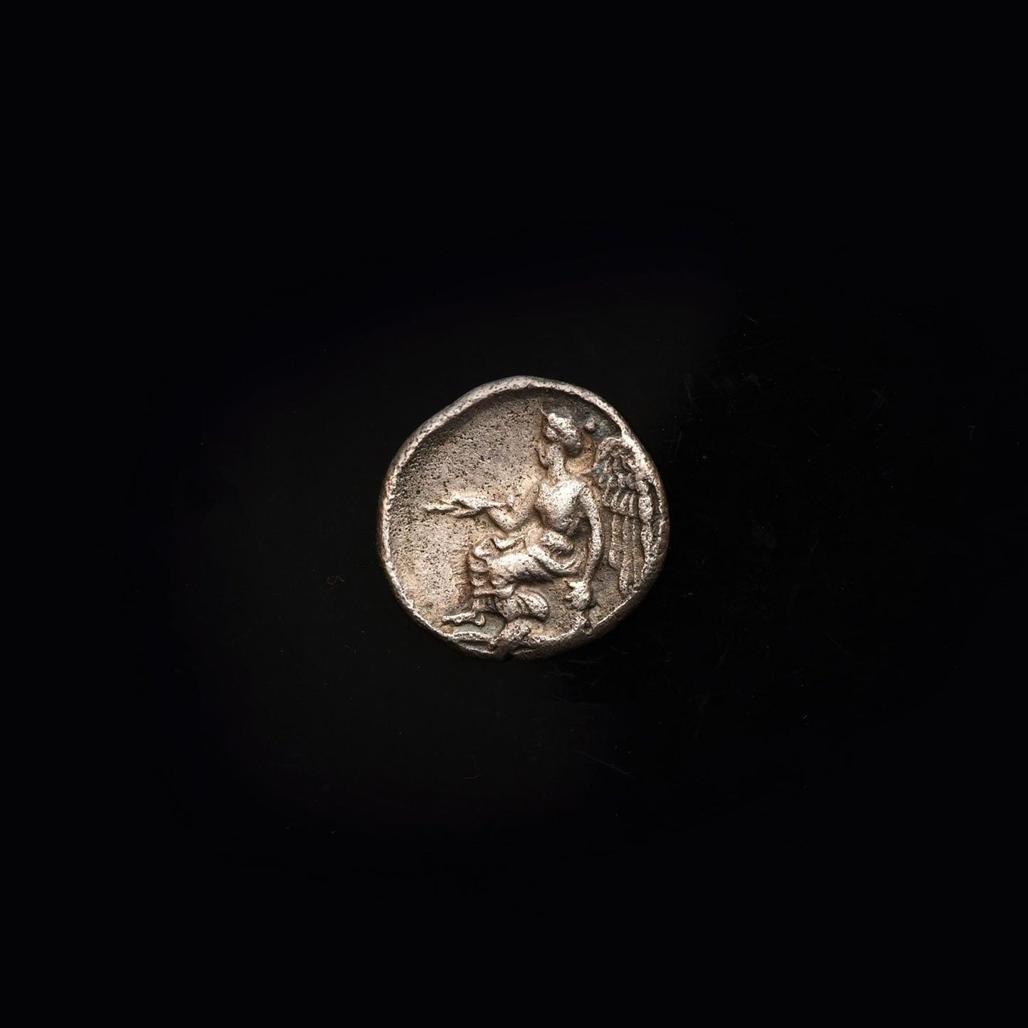 Bruttium Terina, AR Triobol, c. 400 - 365 BCE