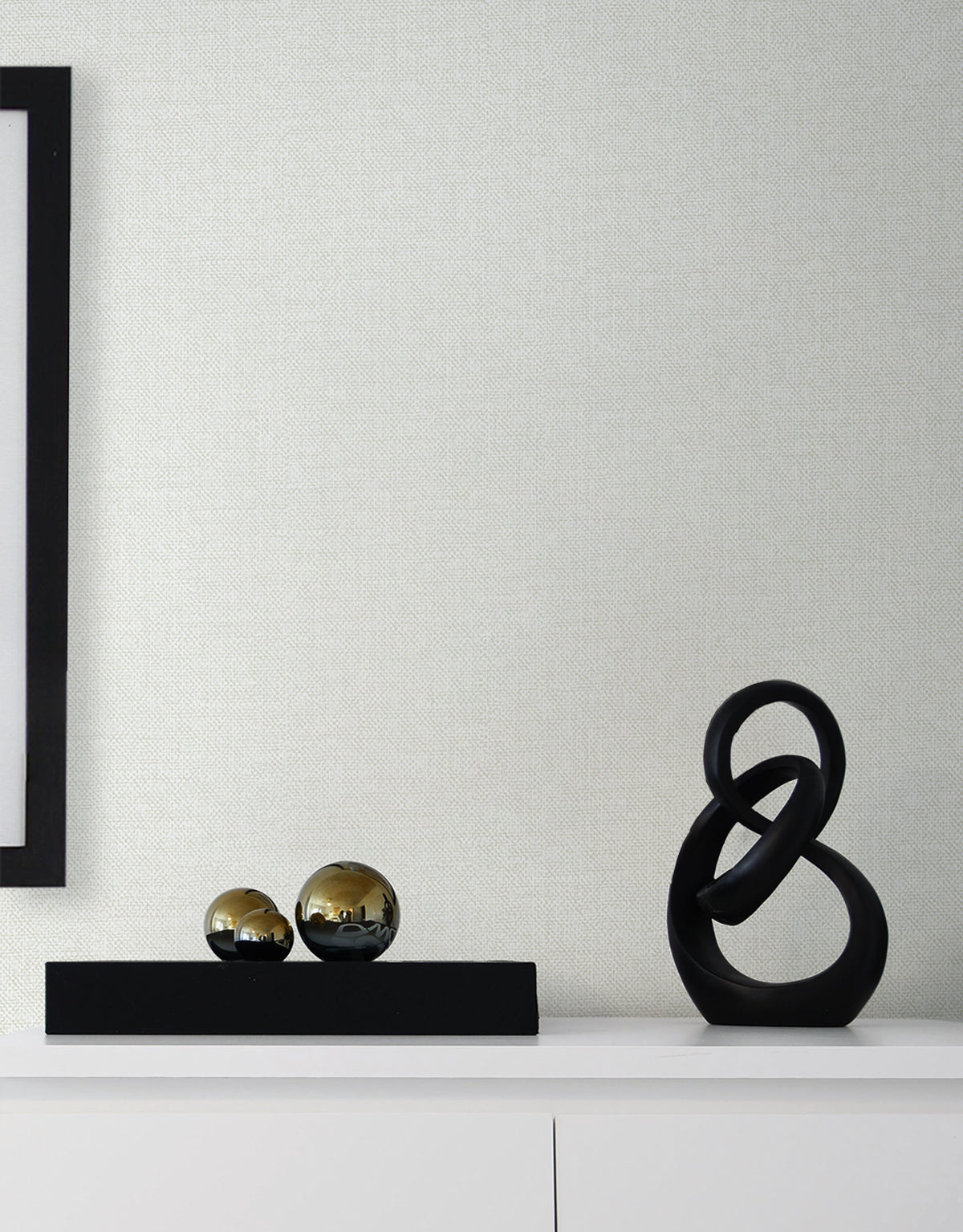 Deco Linen Cool Linen Wallpaper from Deco 2 by Collins & Company