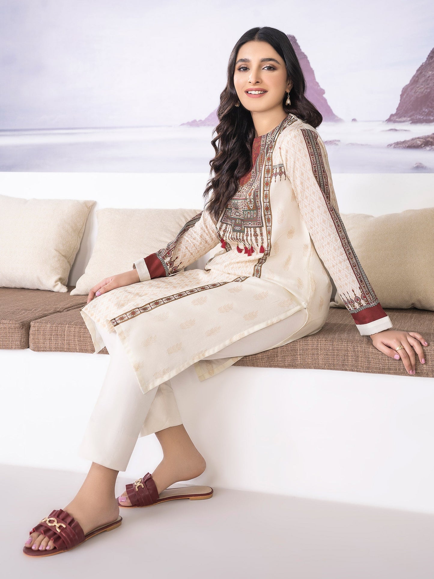 1 Piece Printed Lawn Shirt