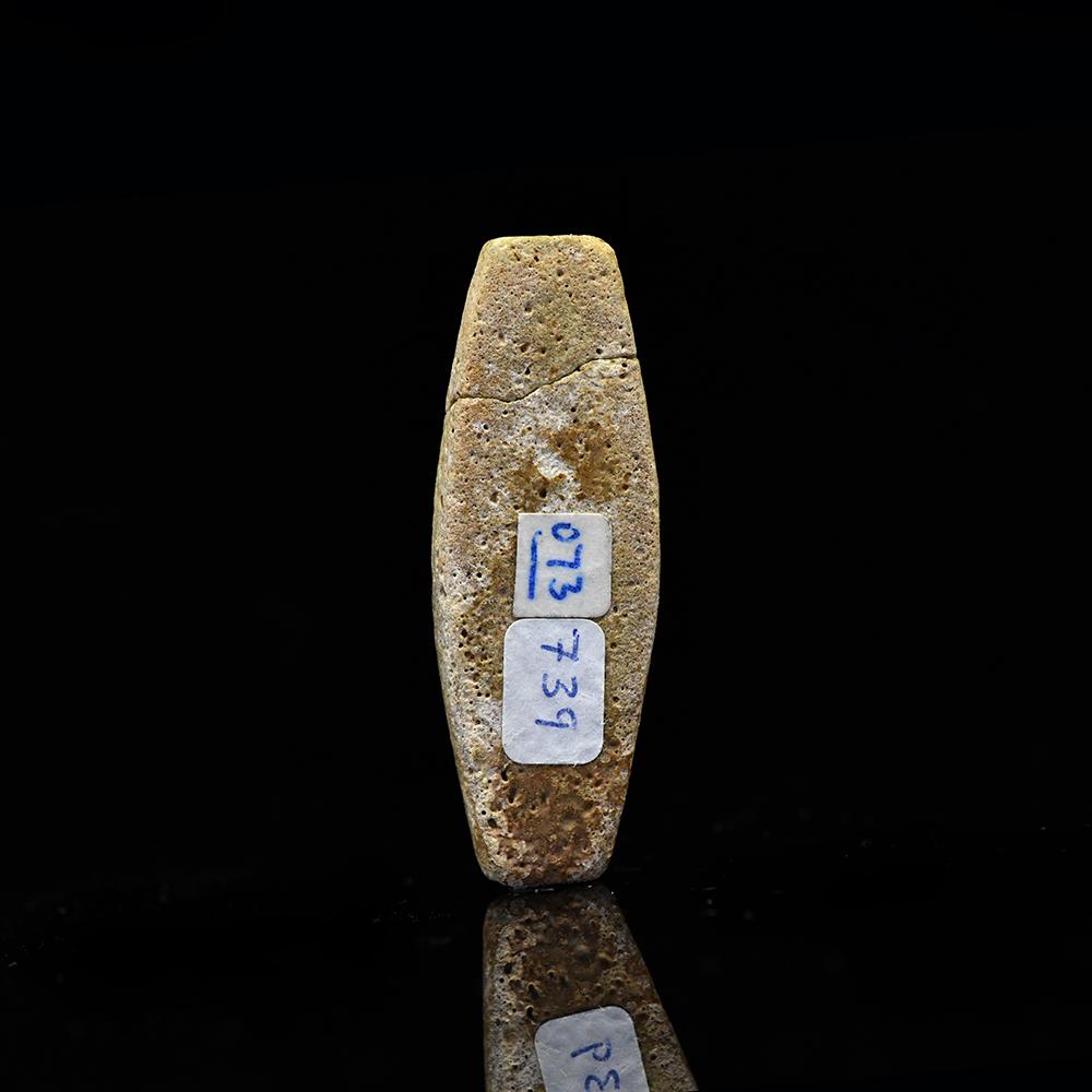 An Egyptian Faience Royal Name Bead for Shabaka, 25th Dynasty, ca. 705 - 690 BCE
