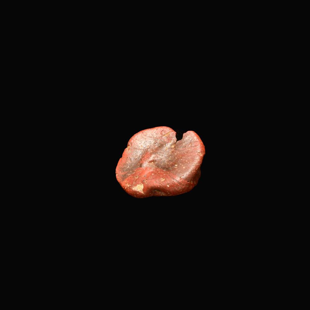 An Egyptian Red Glass Scaraboid, Late Period, ca. 664 - 332 BCE