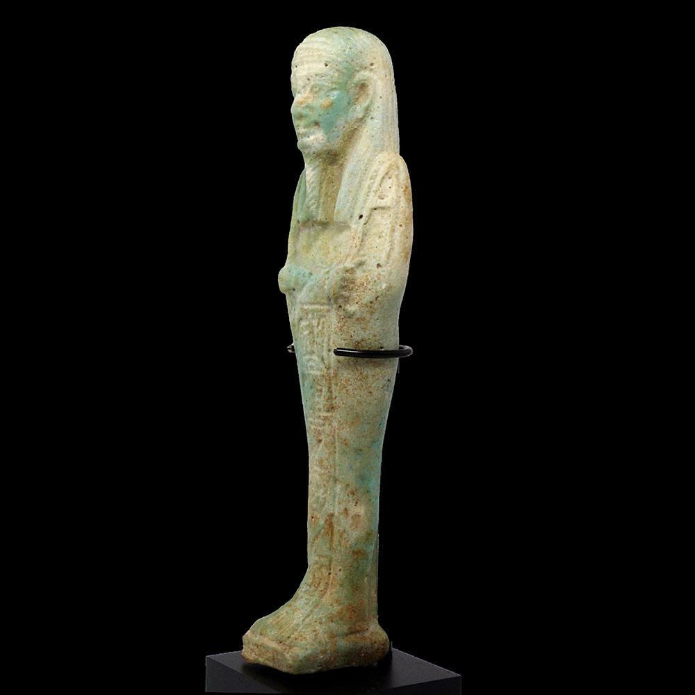 An Egyptian Ushabti for the Overseer of the army Horkhebi, 26th Dynasty ca. 664 -525 BCE