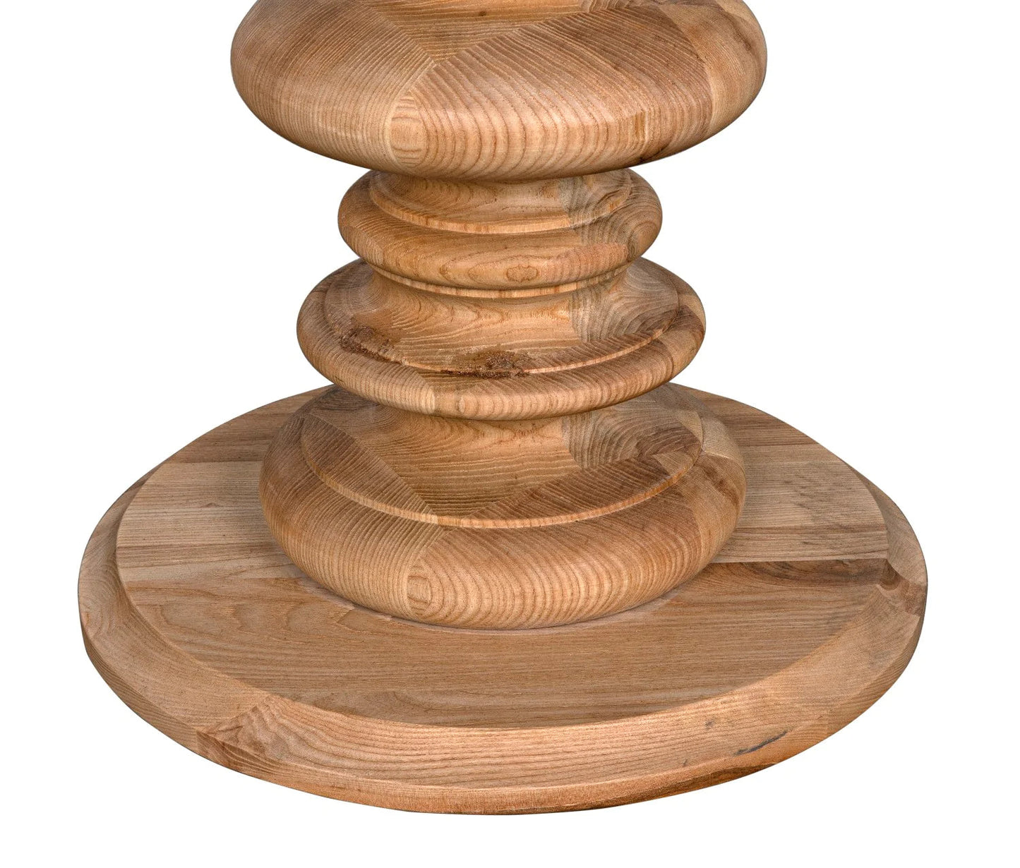 Old Elm Pedestal Side Table