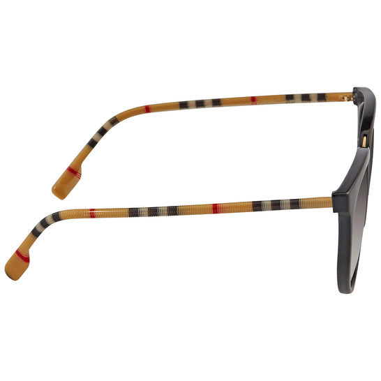 Burberry Grey Gradient Round Ladies Sunglasses