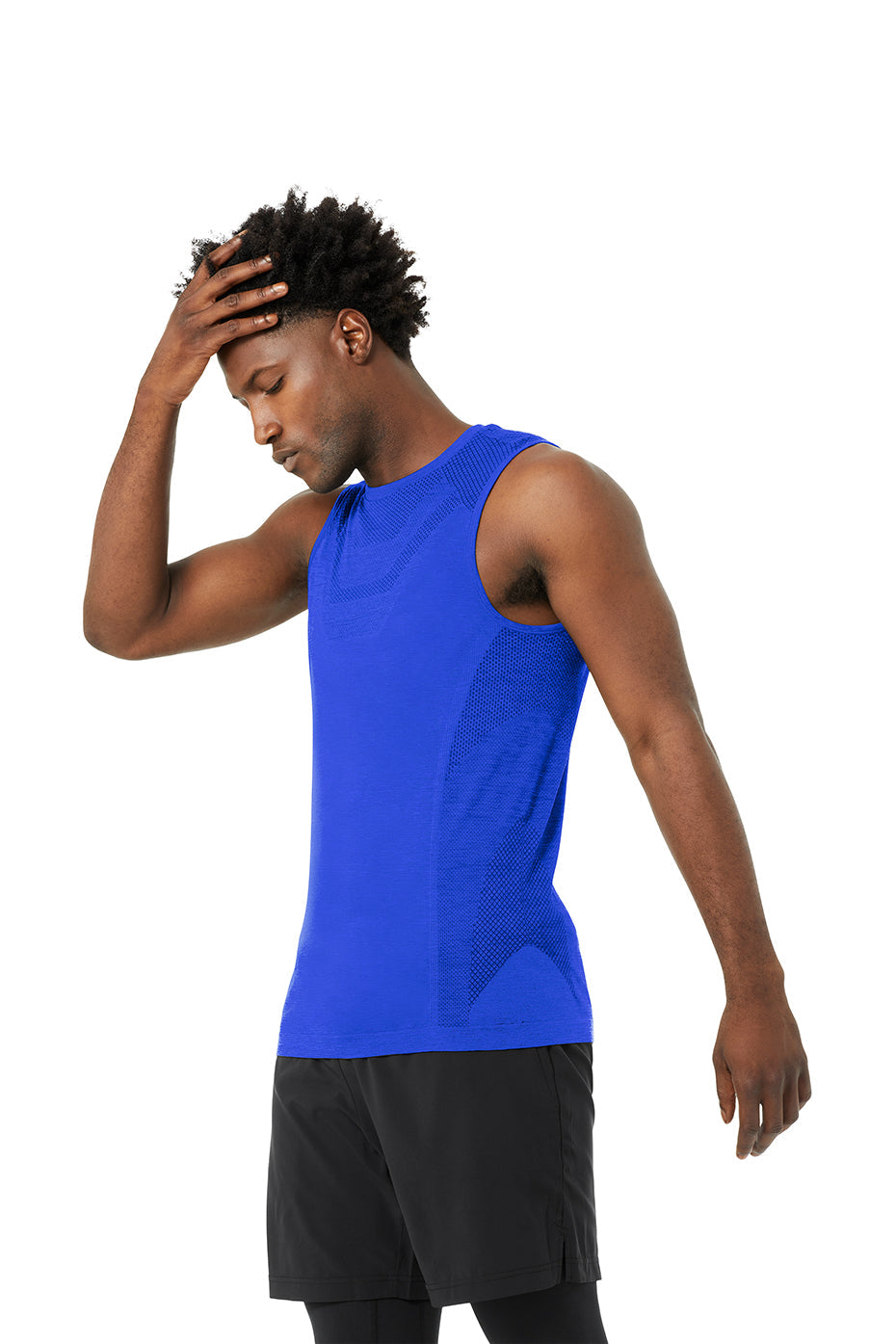 Amplify Seamless Muscle Tank - Alo Blue