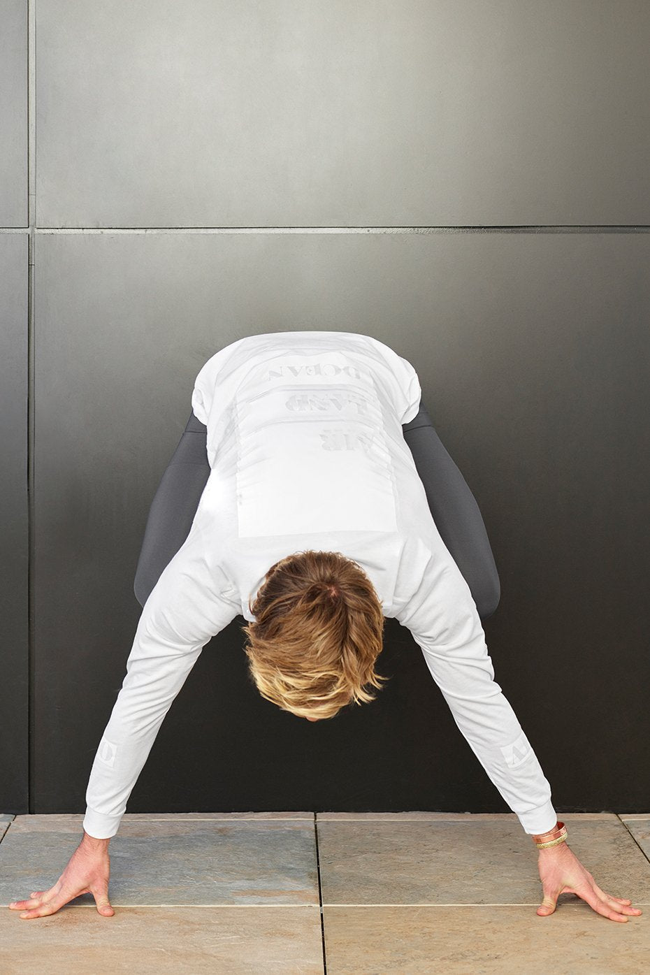 Stacked Long Sleeve Tee - White