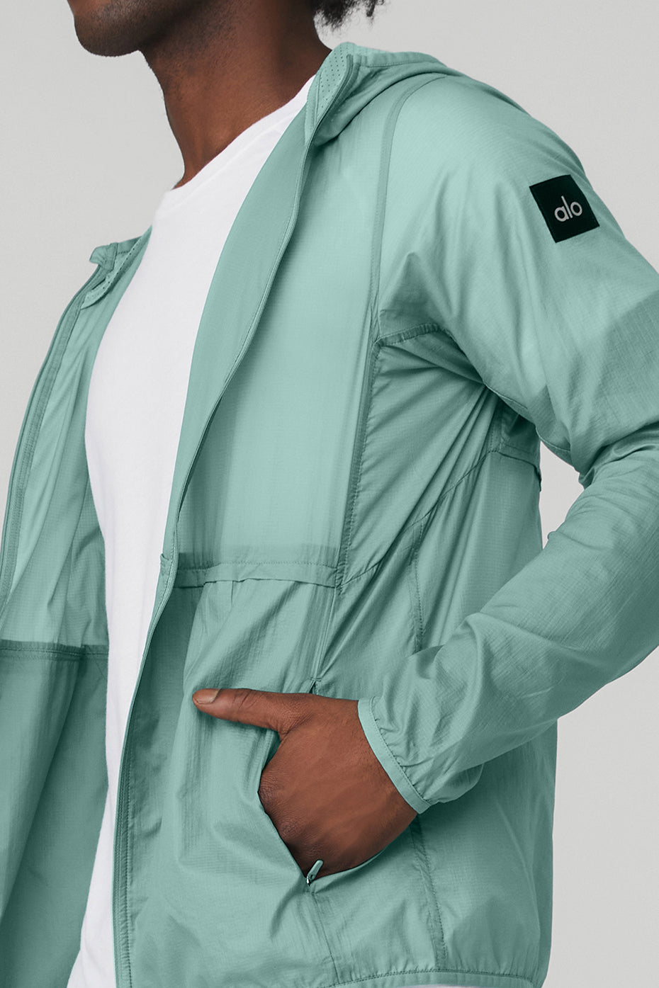 Repeat Running Jacket - Blue Agave