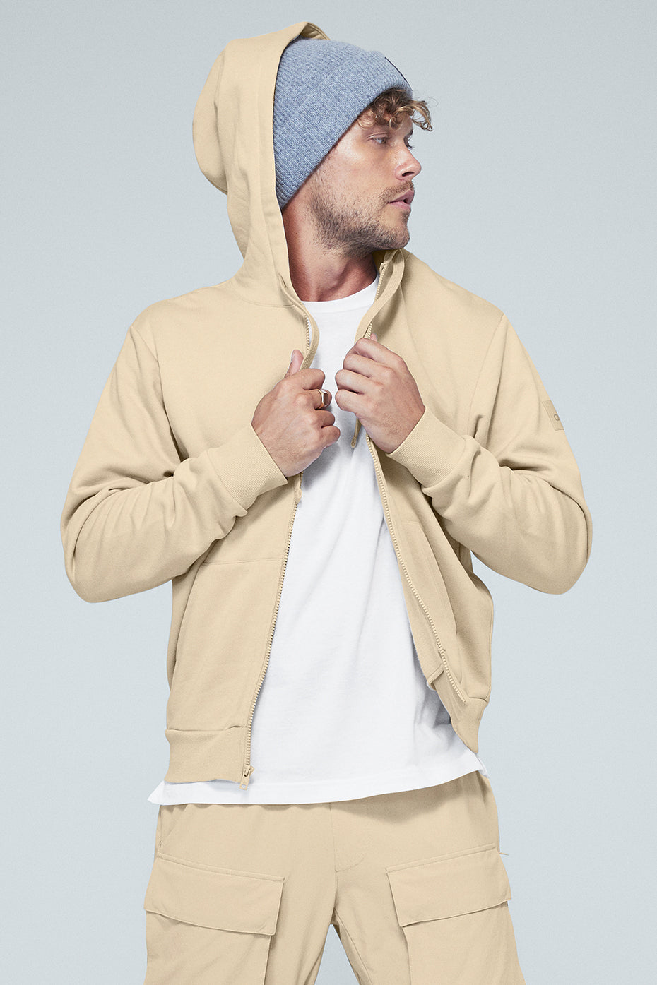 Everyday Full Zip Hoodie - Sand Dune