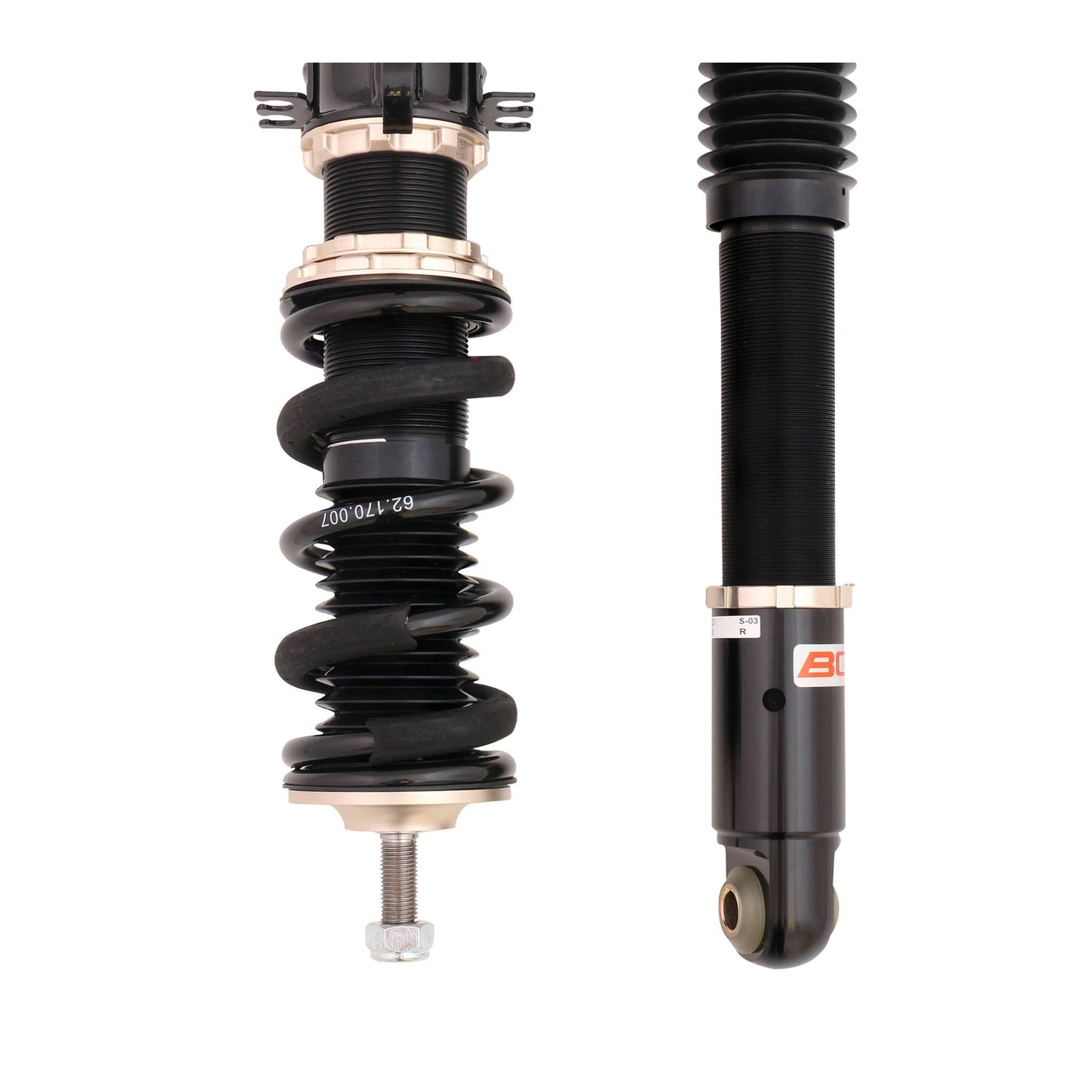 BC Racing BR Coilovers for 99-05 Volkswagen JETTA IV AWD (BCR.S-03-BR)