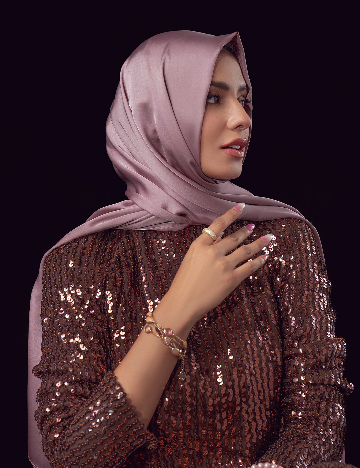 Satin Silk - Tea pink