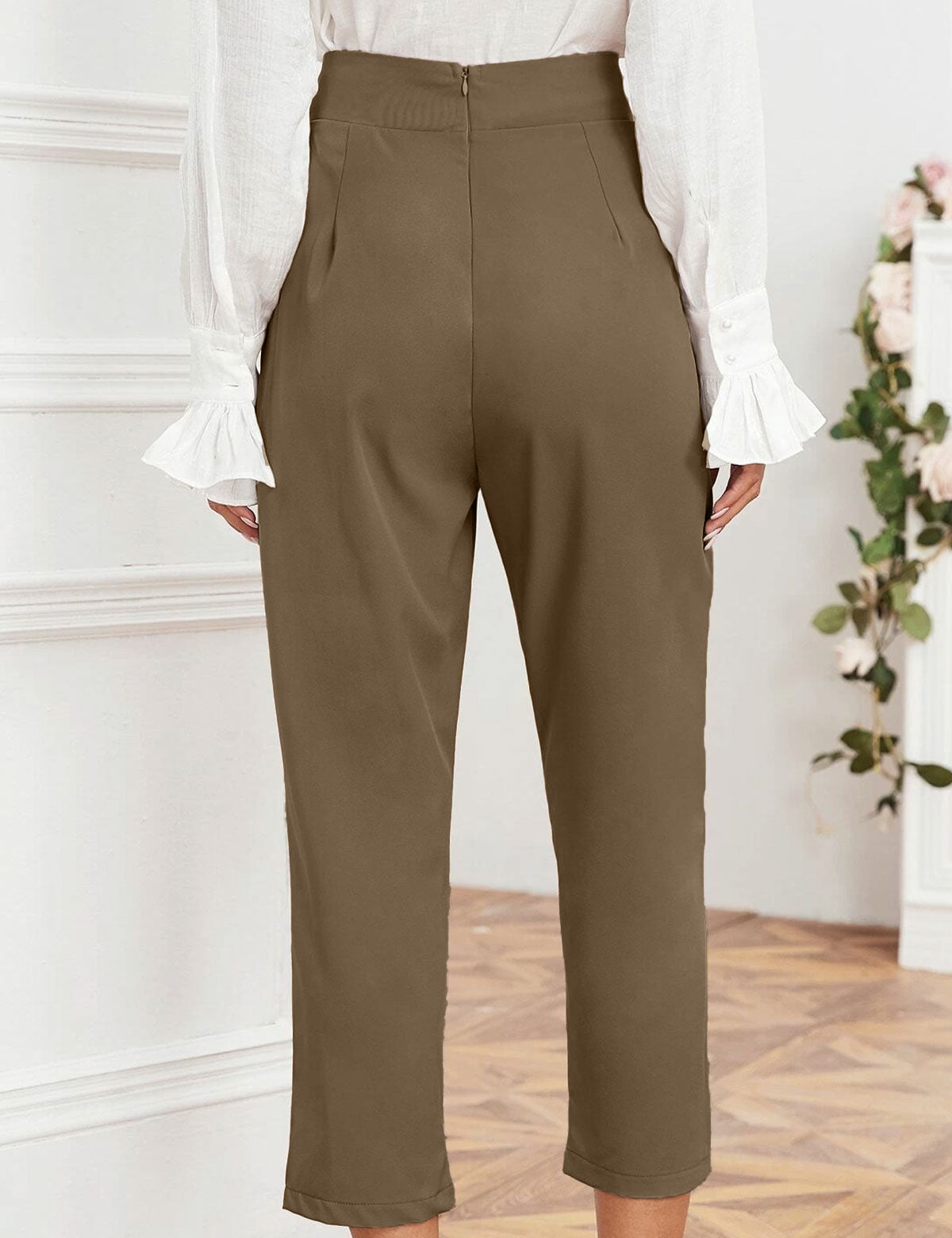 Bow-tie Pants - Chocolate