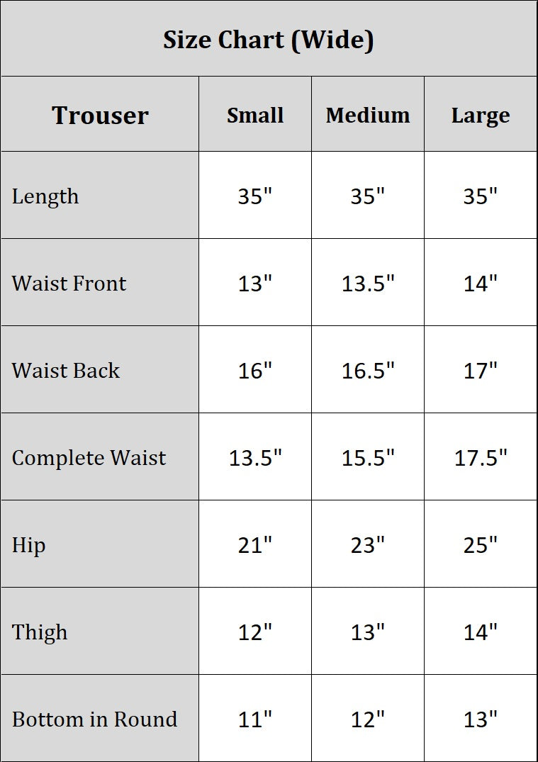 Printed Khaddar Trousers