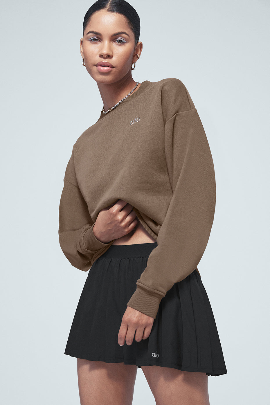 Accolade Crew Neck Pullover - Hot Cocoa