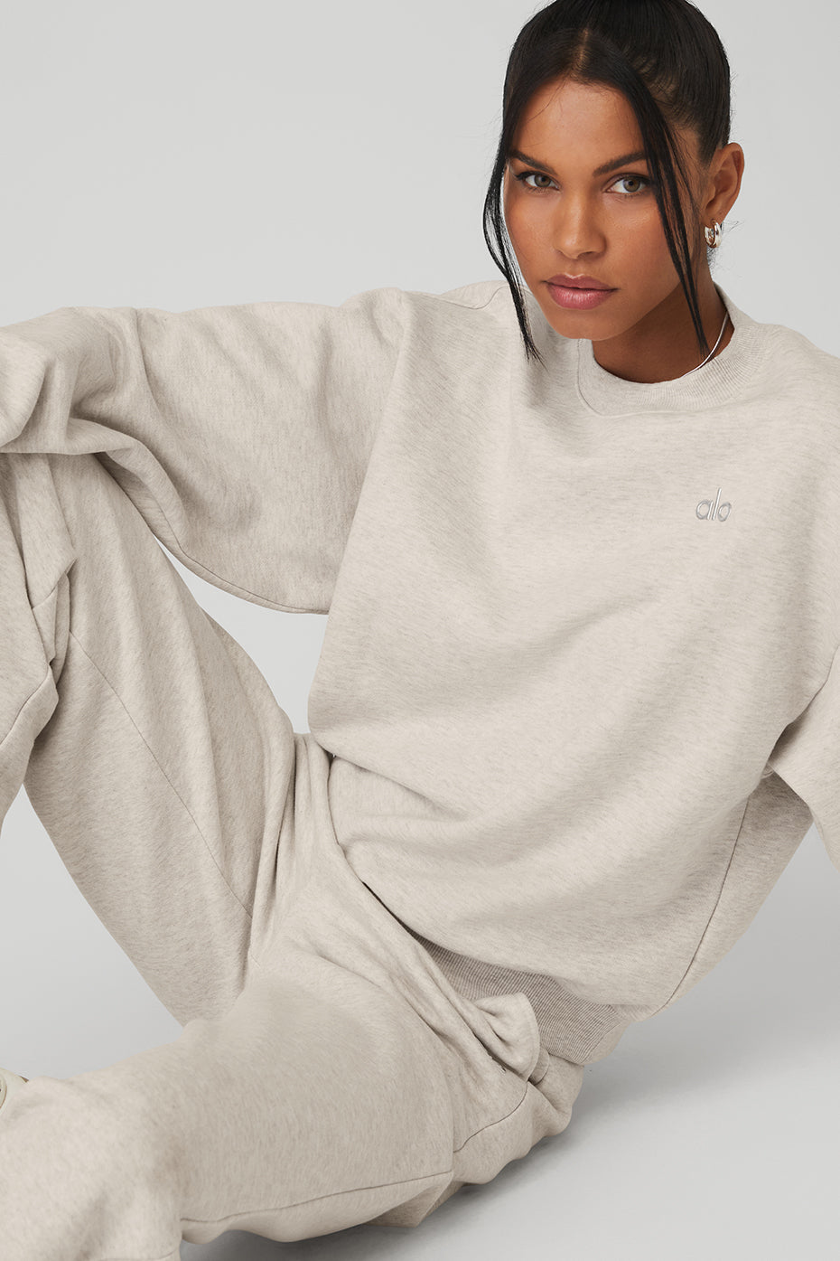 Accolade Crew Neck Pullover & Accolade Straight Leg Sweatpant Set