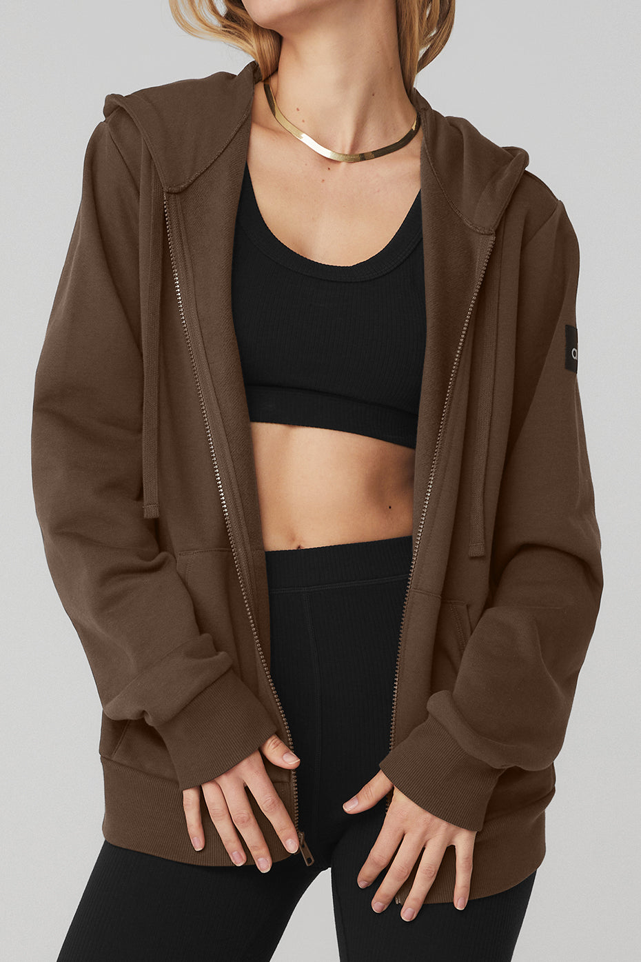 Everyday Full Zip Hoodie - Espresso