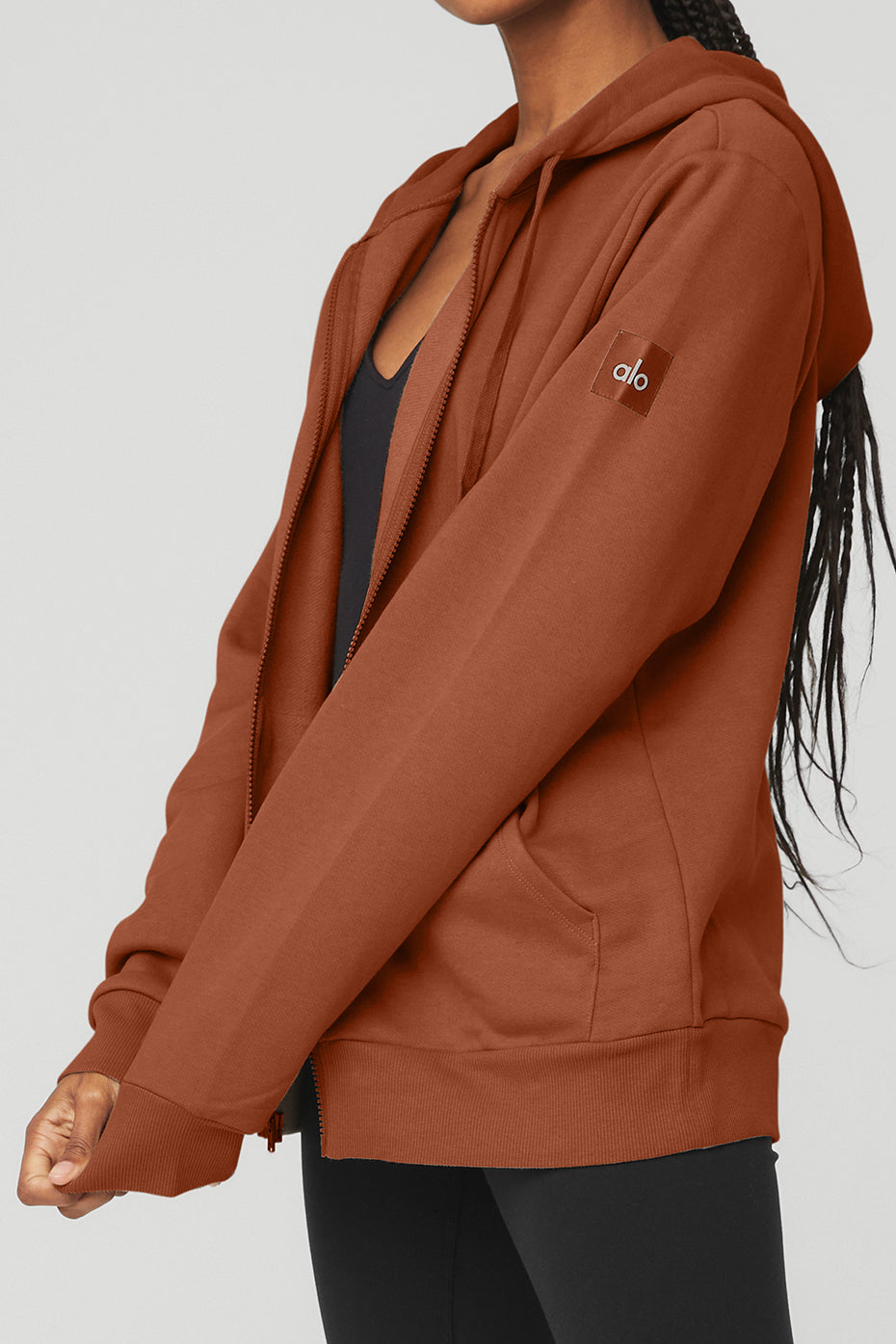 Everyday Full Zip Hoodie - Rust