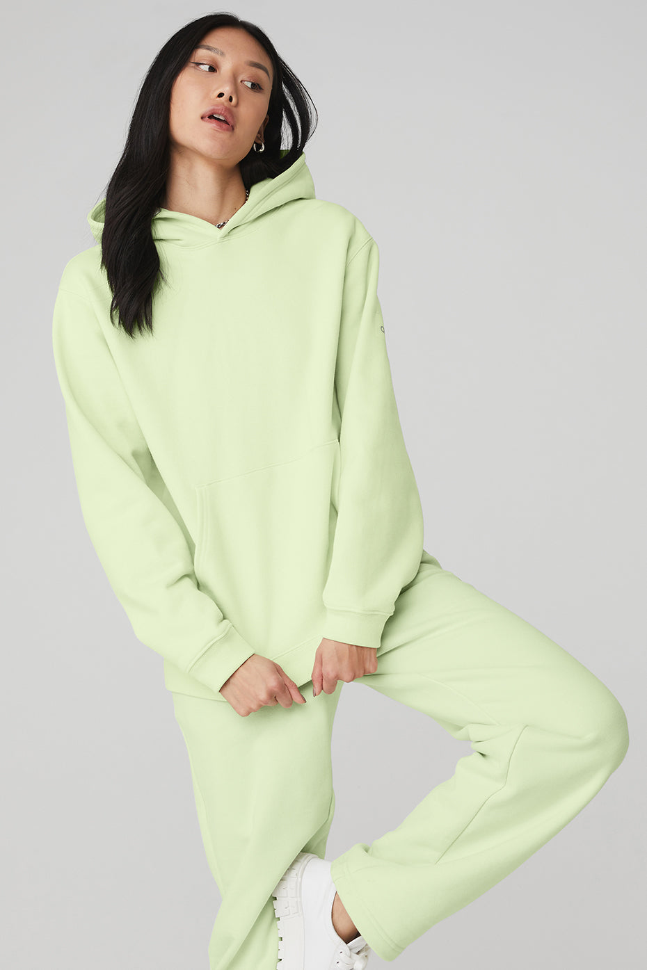 Renown Hoodie & Renown Sweatpant Set - Limelight