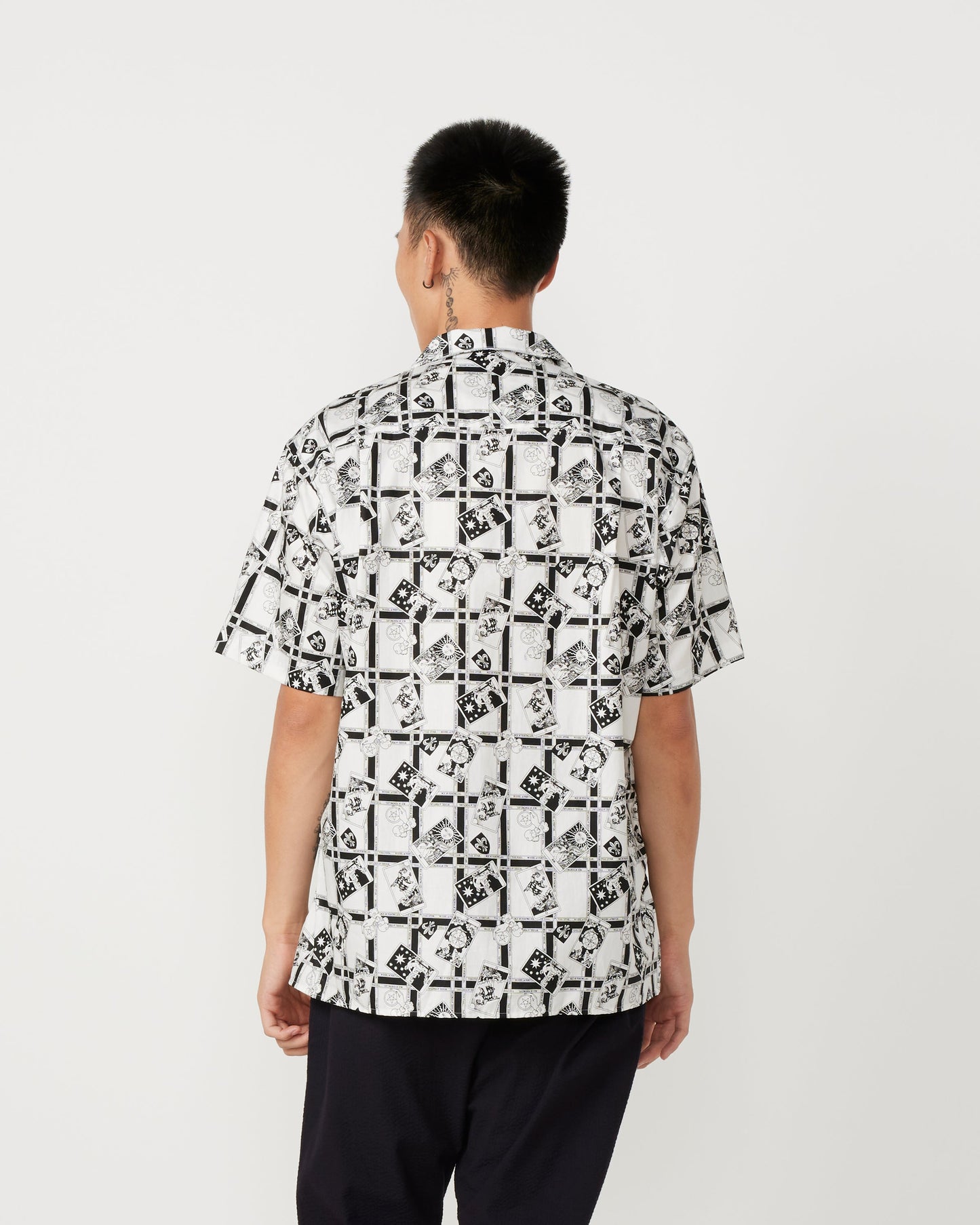 Gitman Vintage x SMOCK Short Sleeve Camp Shirt in Tarot Card