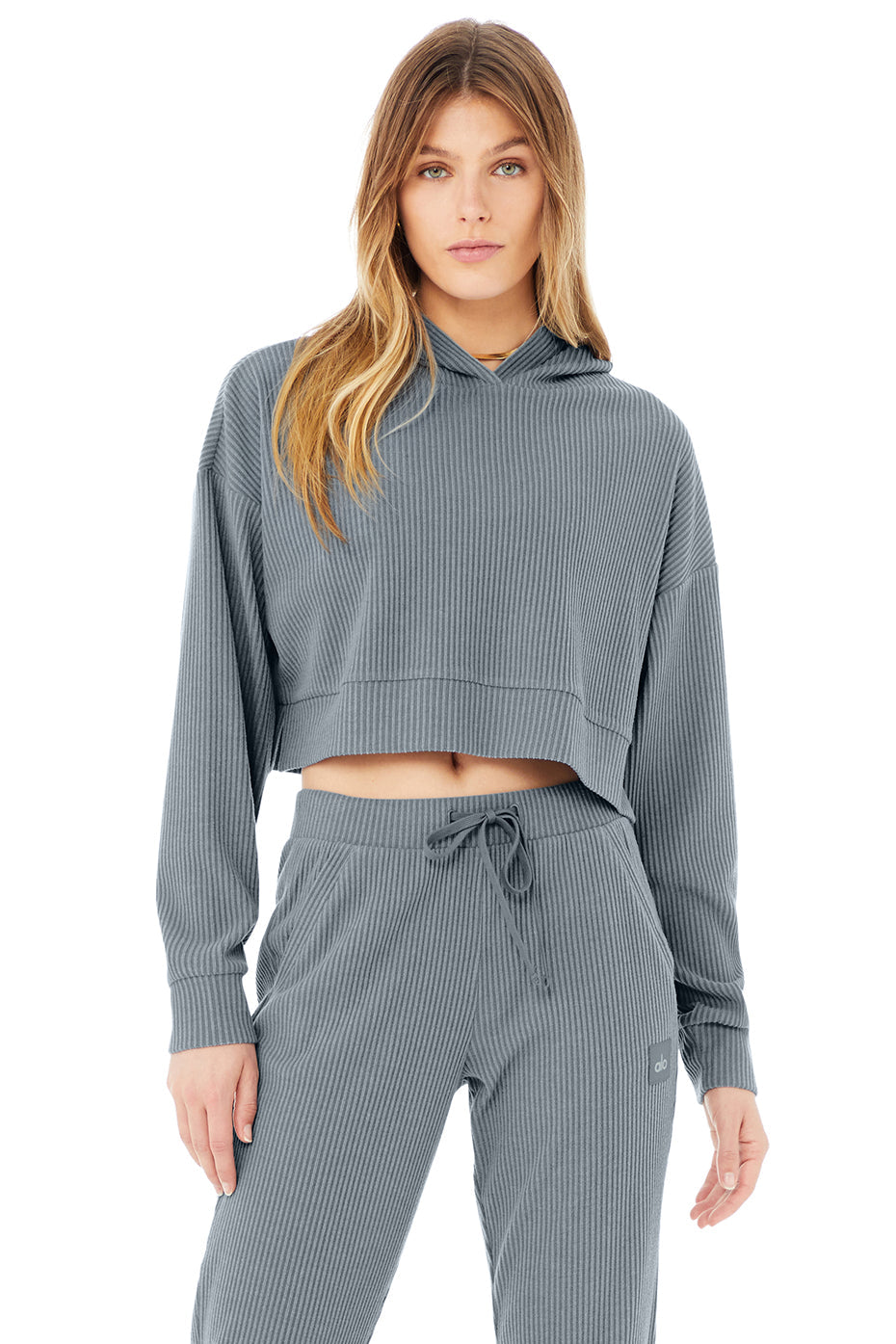 Muse Sweatpant & Hoodie Set - Steel Blue