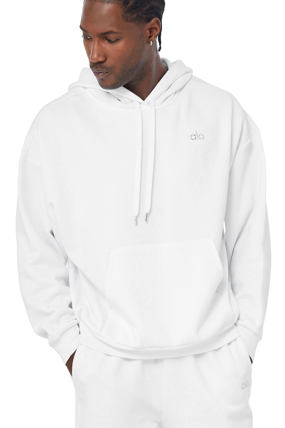 Accolade Hoodie & Accolade Sweatpant Set - White